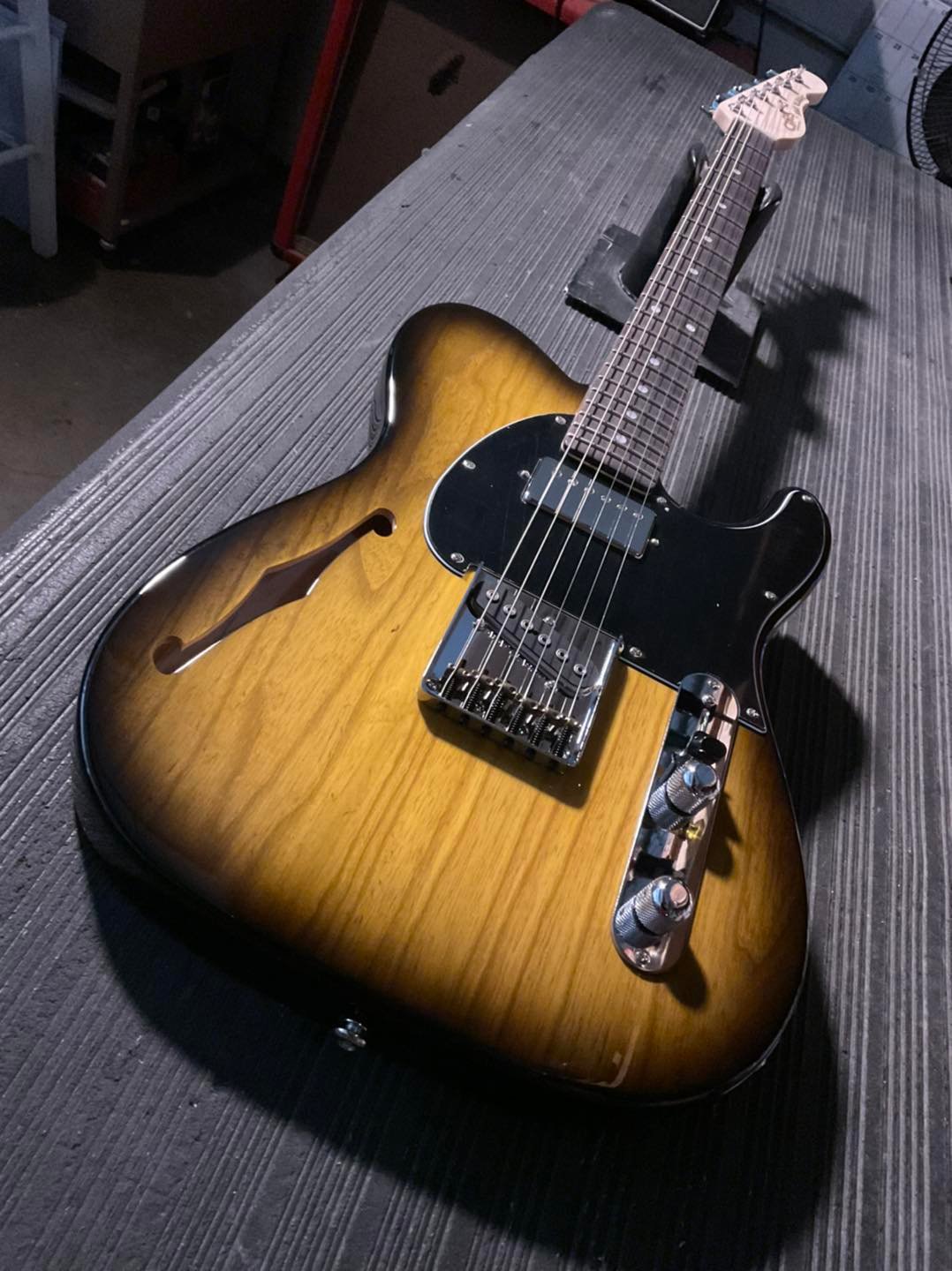 G&L - #ASATurday Here's an ASAT Classic Bluesboy Semi-Hollow in 2