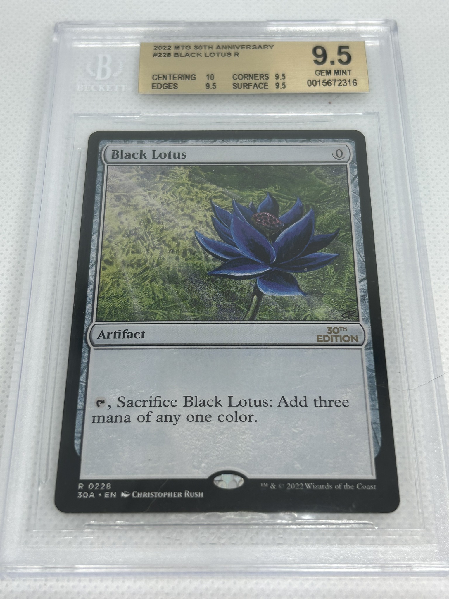 Alpha Black Lotus CGC graded 3.5 for sale