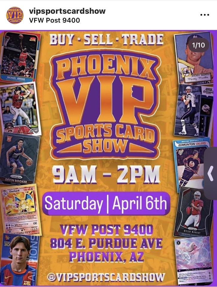 Phoenix VIP Sports Card Show | Facebook