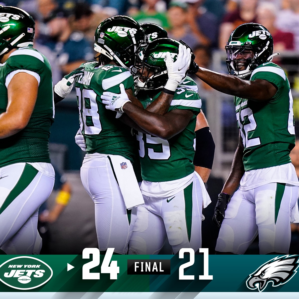 NFL - FINAL: A late TD pass leads the Jets to a victory.... | Facebook