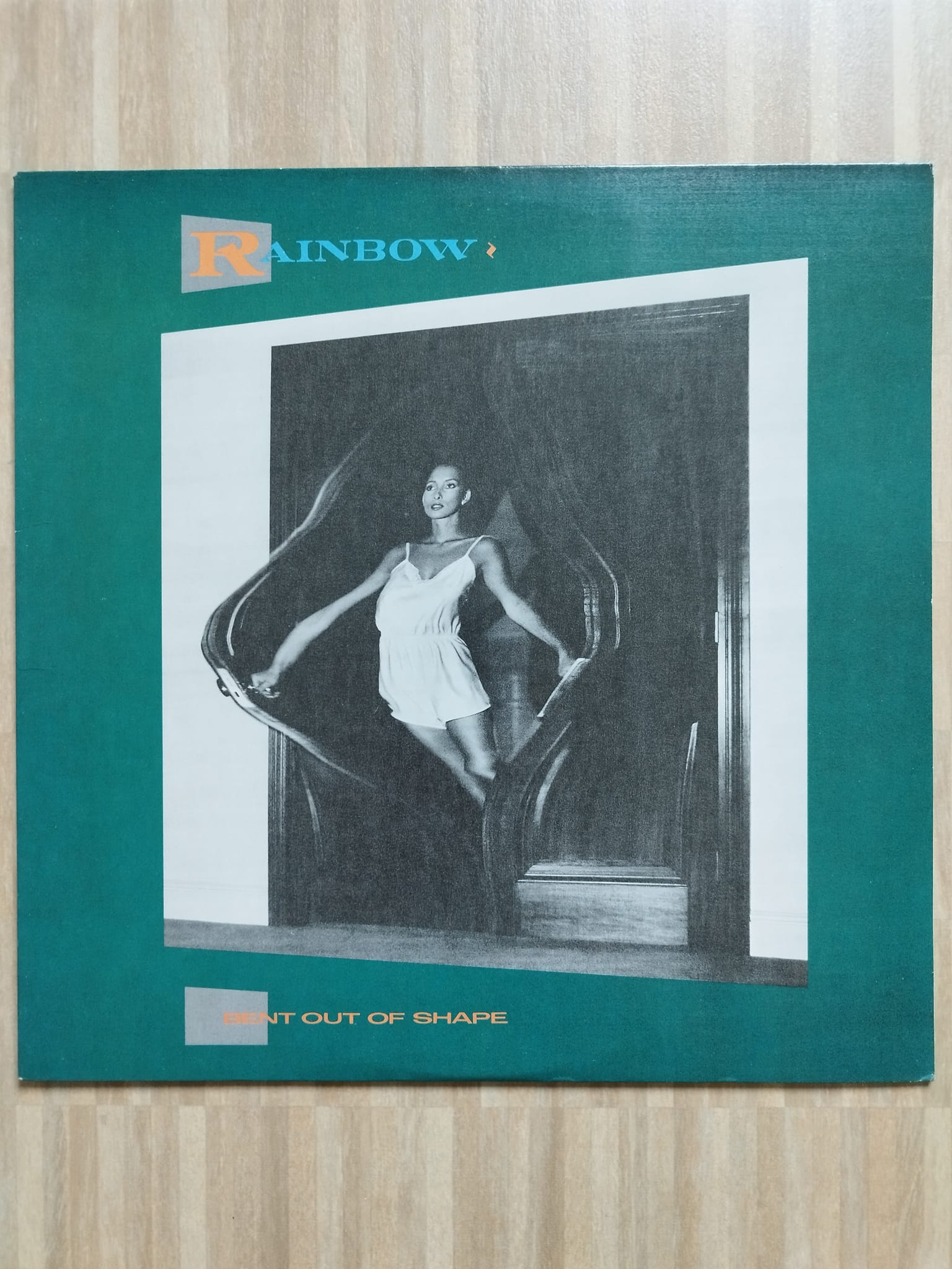 Rainbow's Bent Out Of Shape vinyl records with varying title print