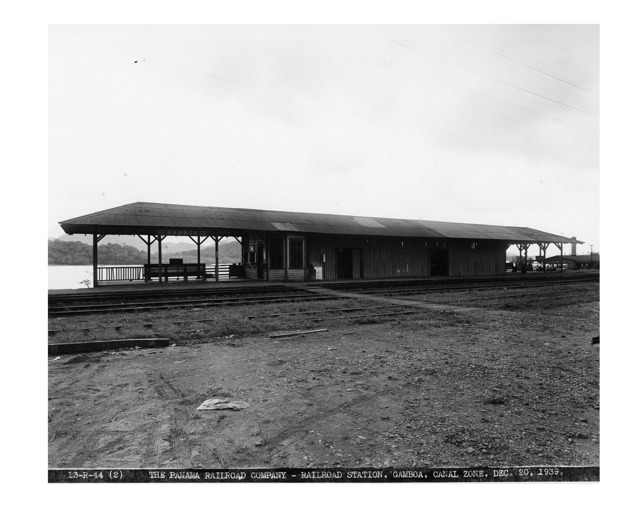 The Panama Railroad Company. Estación de Ferrocarril, Gamboa, Zona