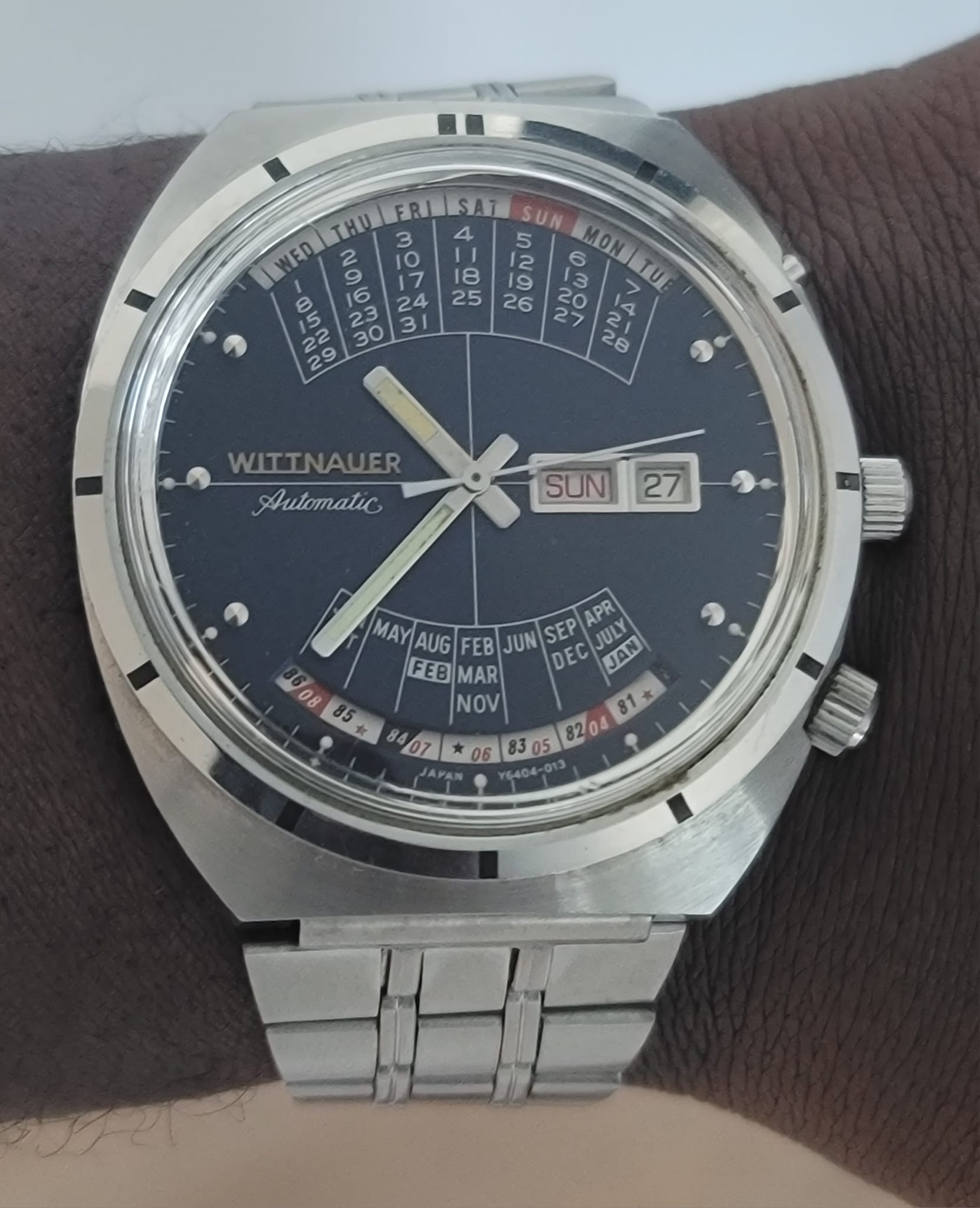 Vintage Wittnauer 2000 Perpetual Calendar Men