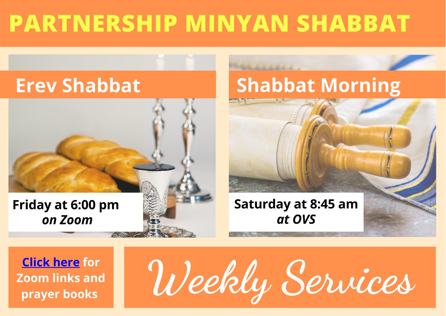 Shabbat Shalom! Join us... - Congregation Or VeShalom | Facebook