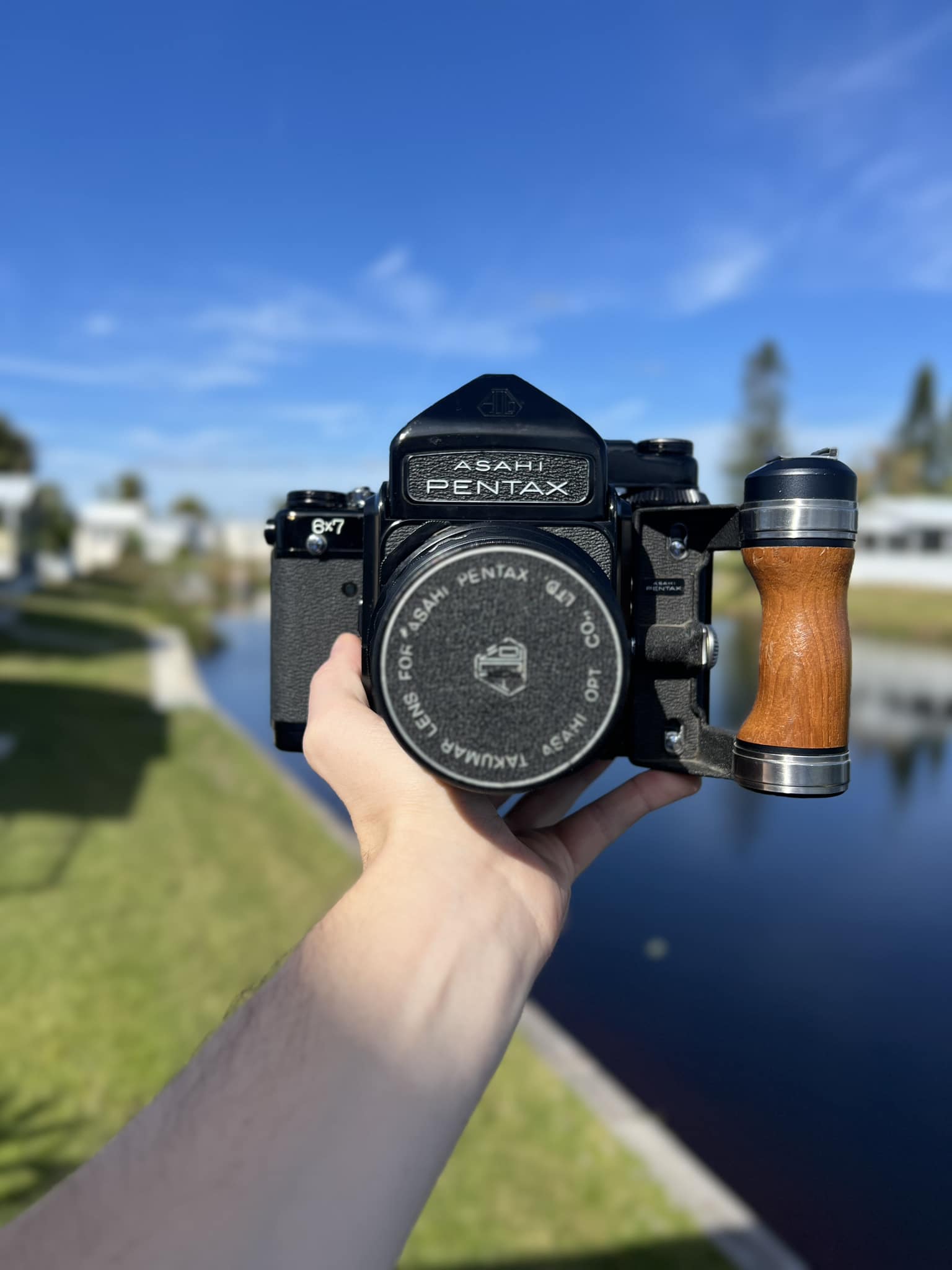 Zodiac 8 fisheye lens on Pentax 67