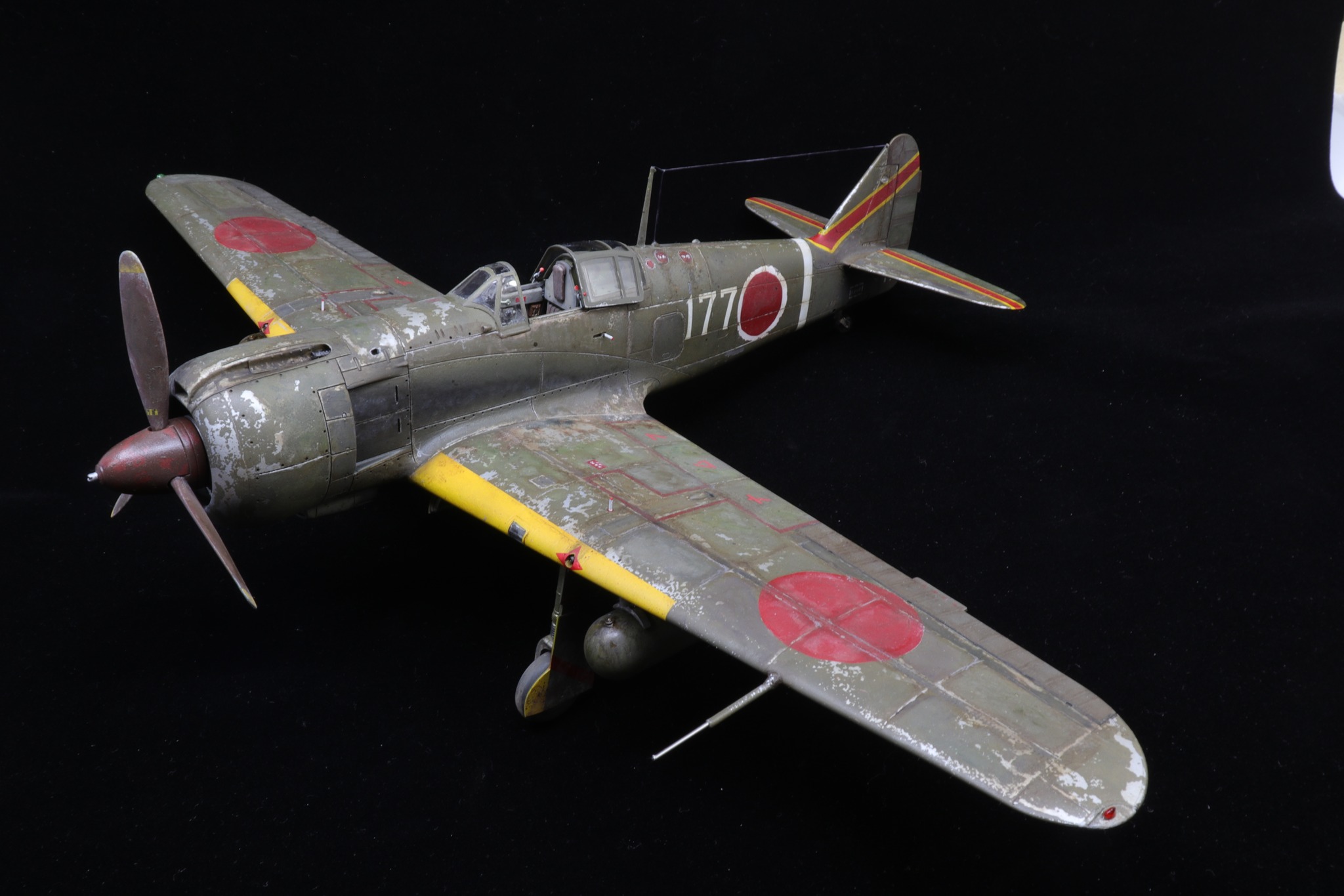 Ki-100-I Ko conversion kit with Hasegawa Ki-61 markings