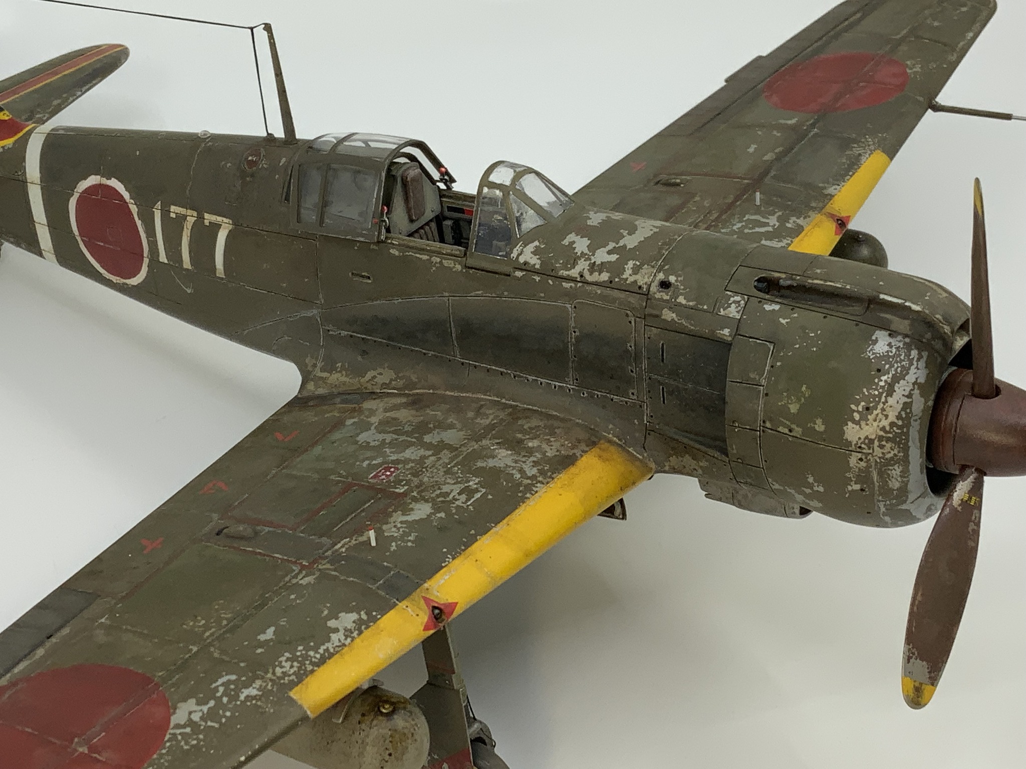 Ki-100-I Ko conversion kit with Hasegawa Ki-61 markings