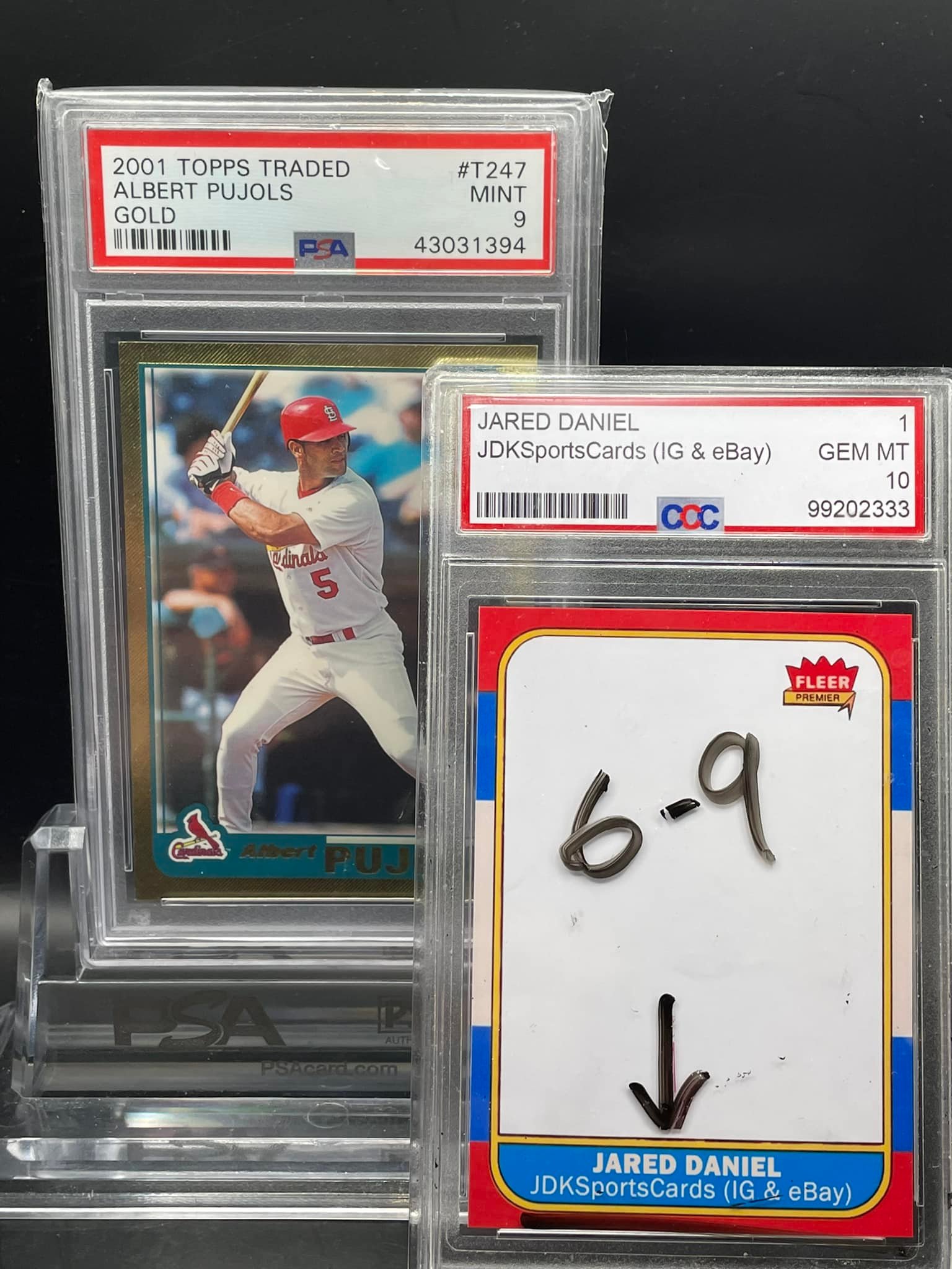 2019 Topps Allen & Ginter MINI GOLD - ALBERT PUJOLS - PSA 10 Gem 