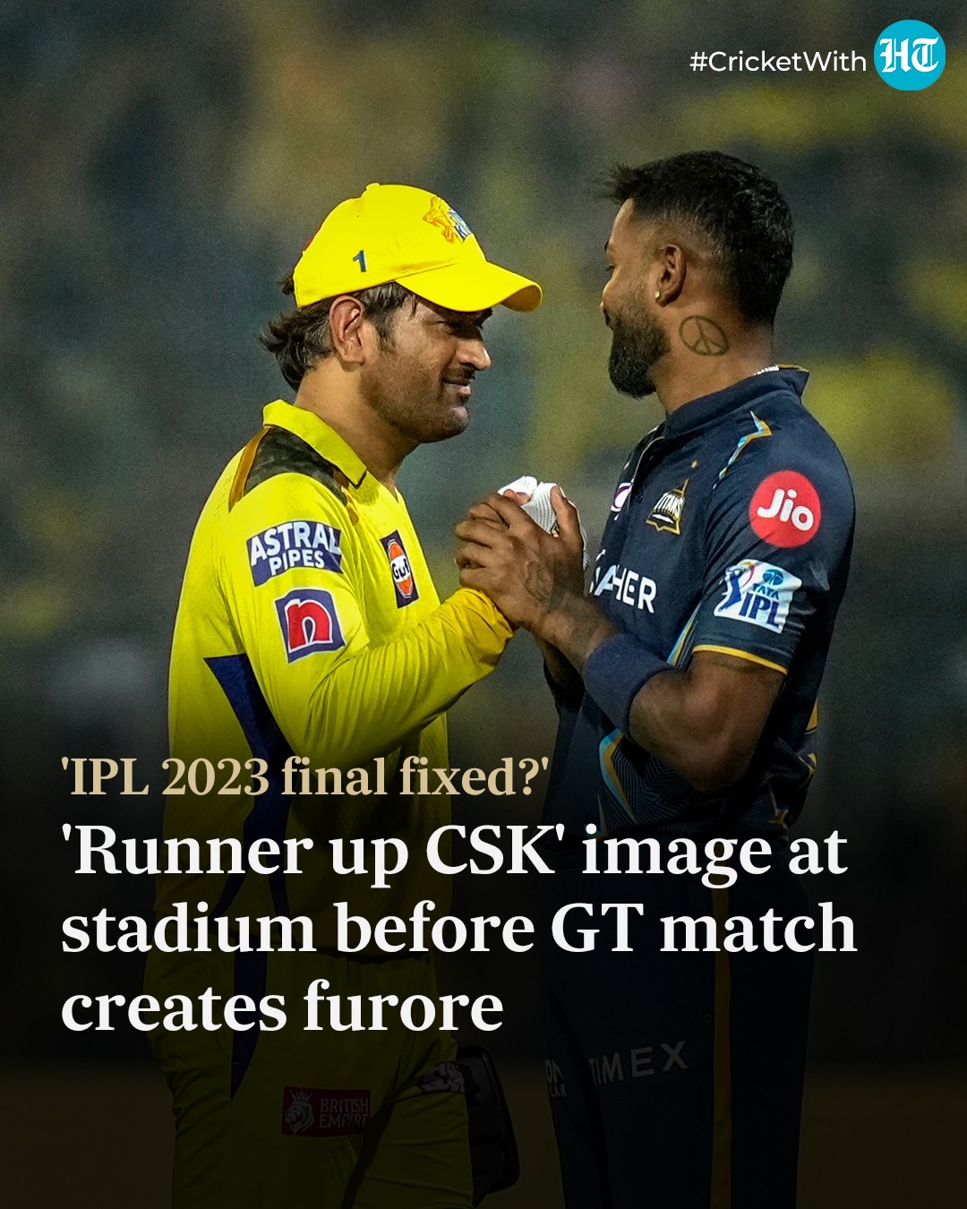 Hindustan Times - #IPL2023 | Ahead of the start of the final in # ...