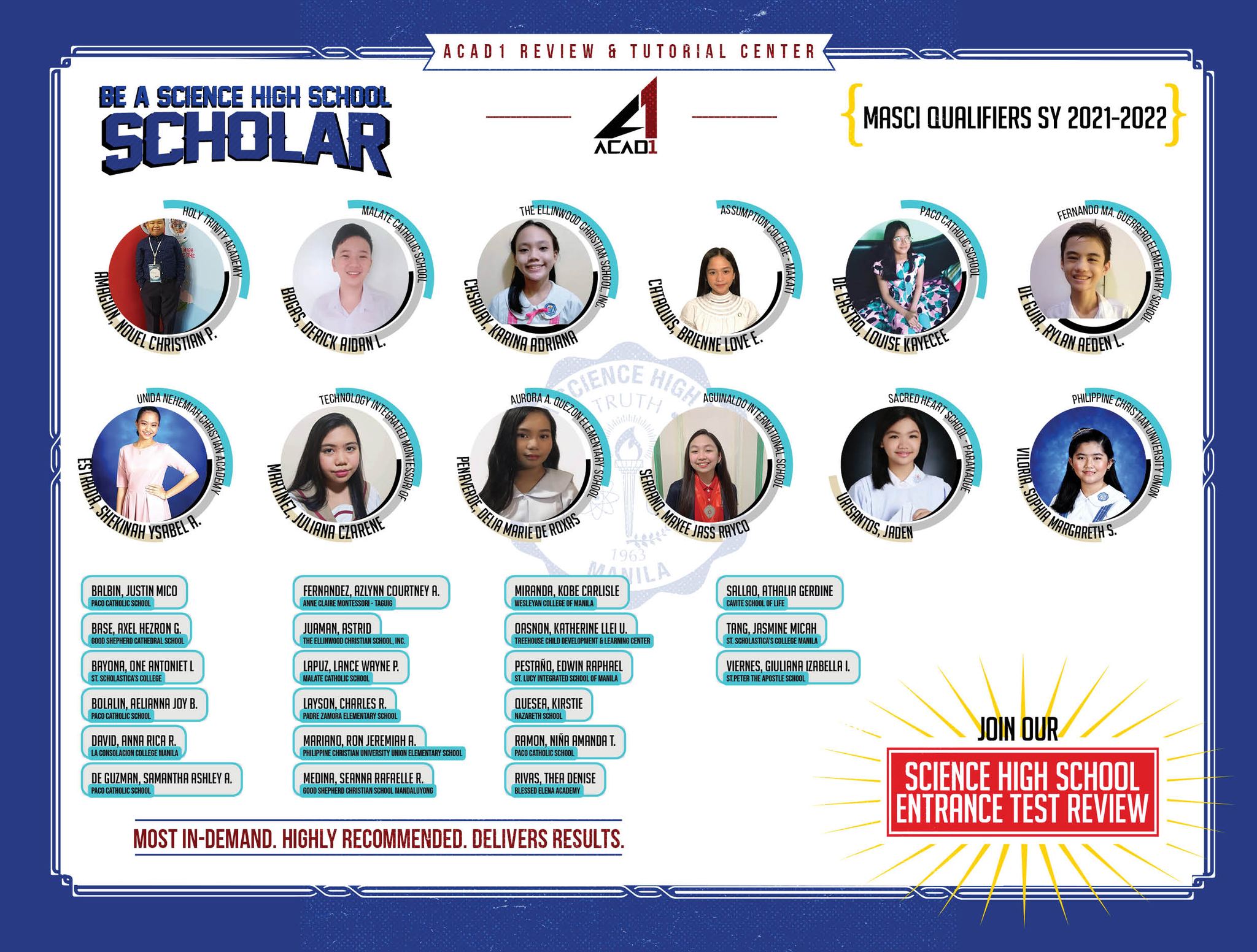 ACAD1 Review & Tutorial Center - ACAD1 MaSci Qualifiers | Facebook
