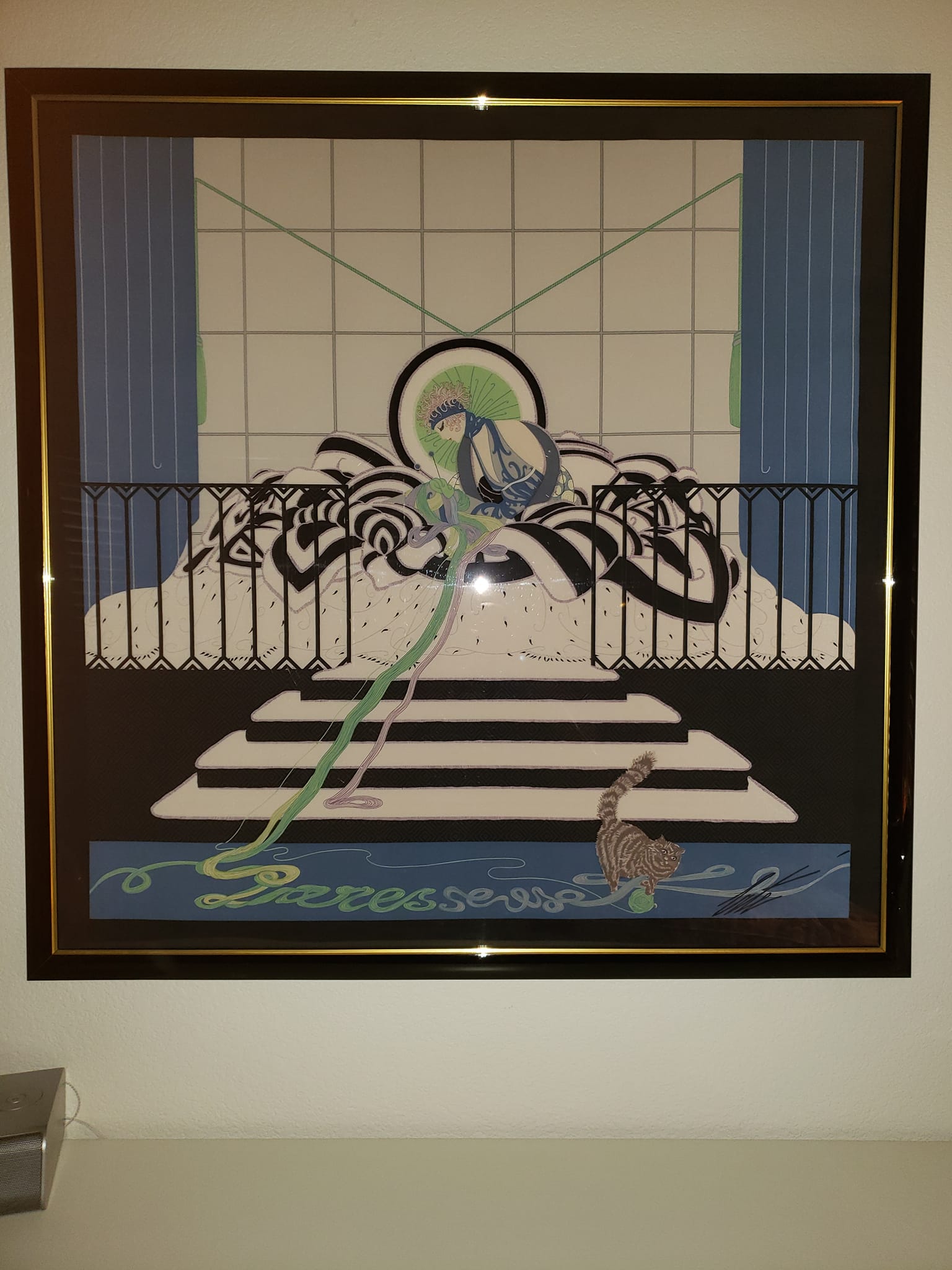 How to determine if Erte artwork is an original or print?