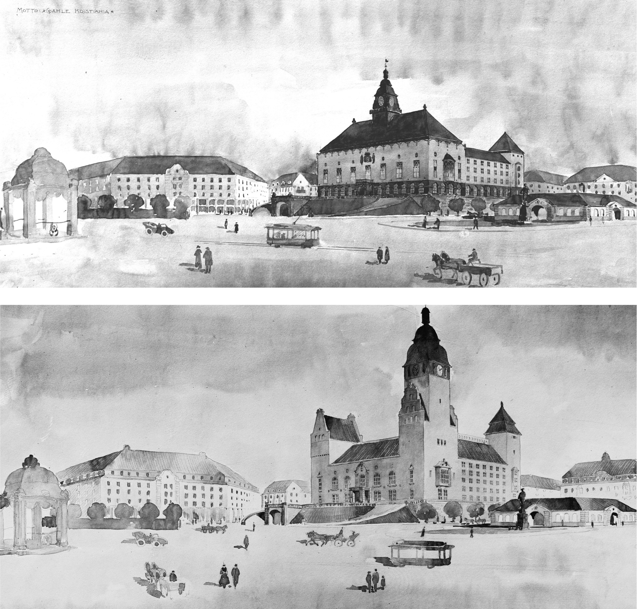 Gamle bilder fra Oslo | Konkurranseutkast til Oslo rådhus | Facebook