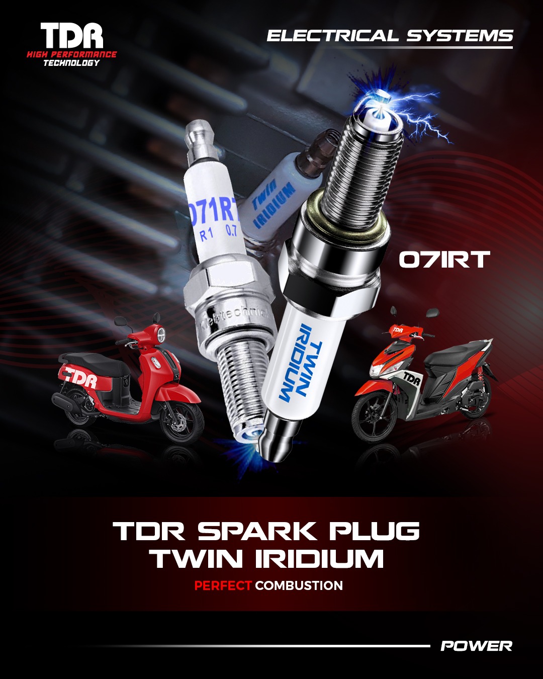 Kombinasi sempurna Twin Iridum... - TDR RACING INTERNATIONAL | Facebook