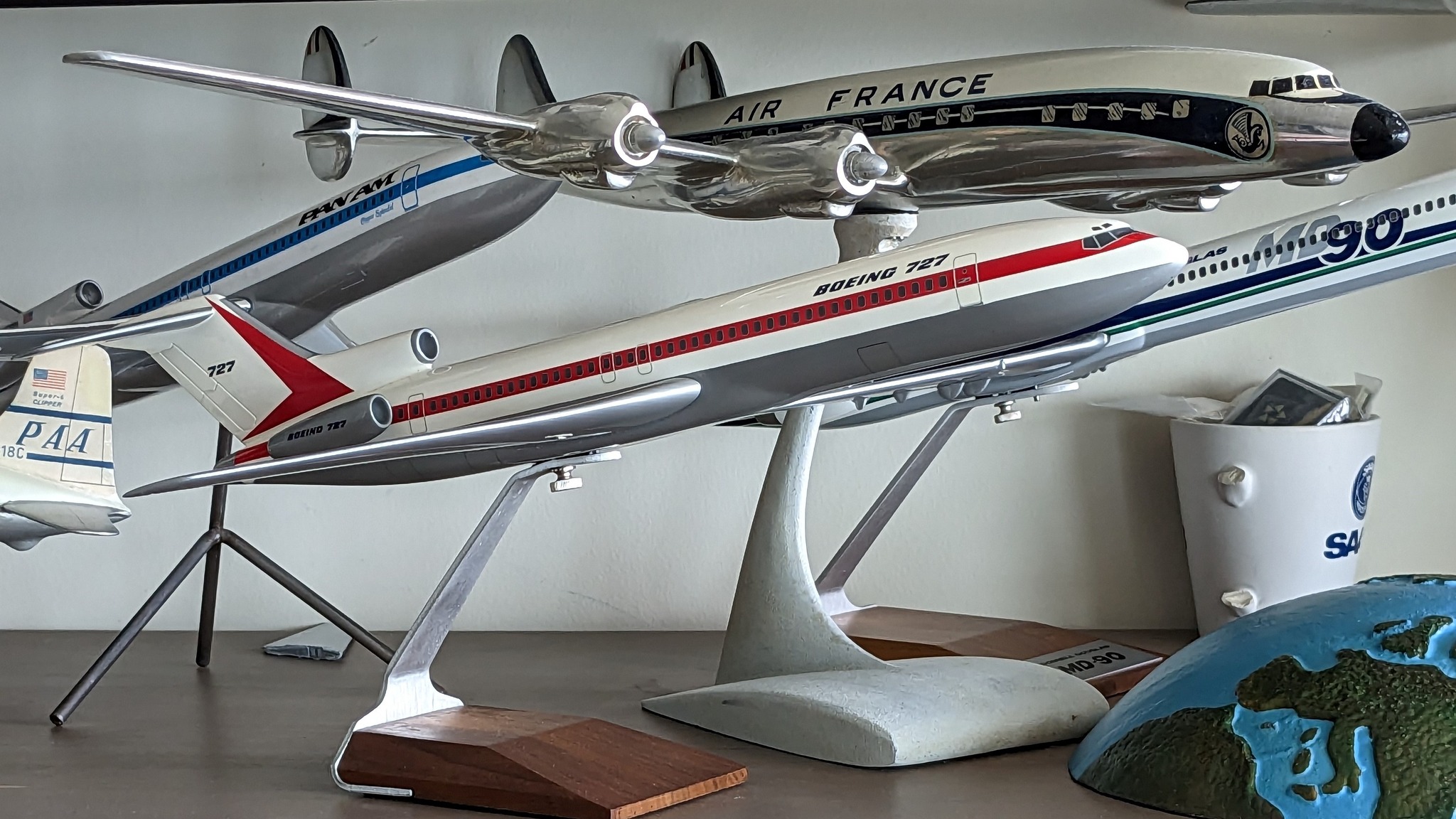 PACMIN パックミン1/100 ブリティッシュエアウェイズ B747-400 Pacmin 1/100 scale B747-400 North West model
