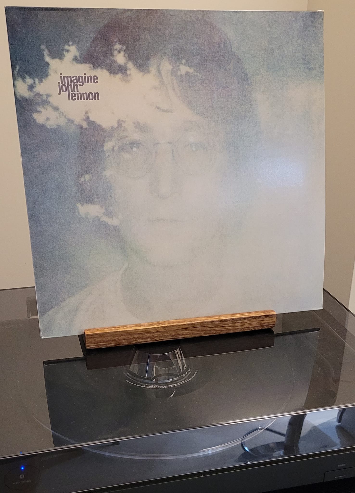 John Lennon's Imagine vinyl record with poster and postcards