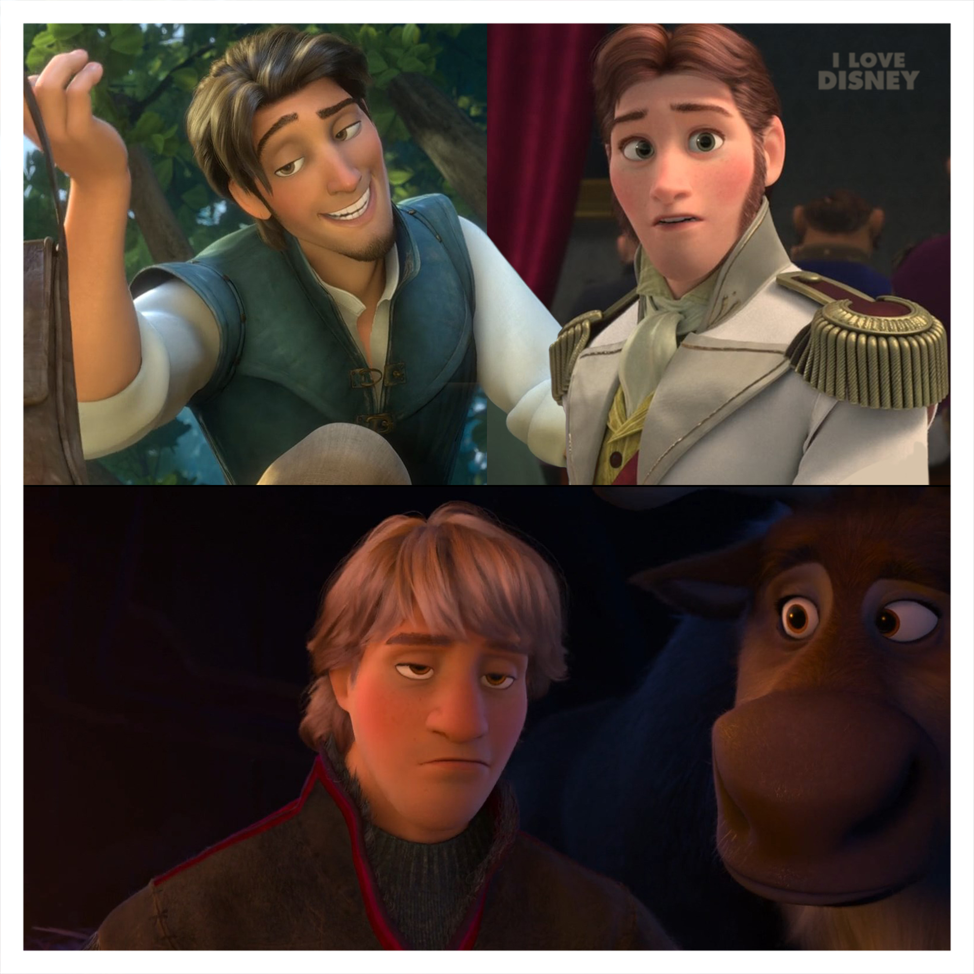 I Love - Flynn: Bên ngoài cờ đỏ nhưng bên trong là cờ xanh 💚 Hans: bên ...