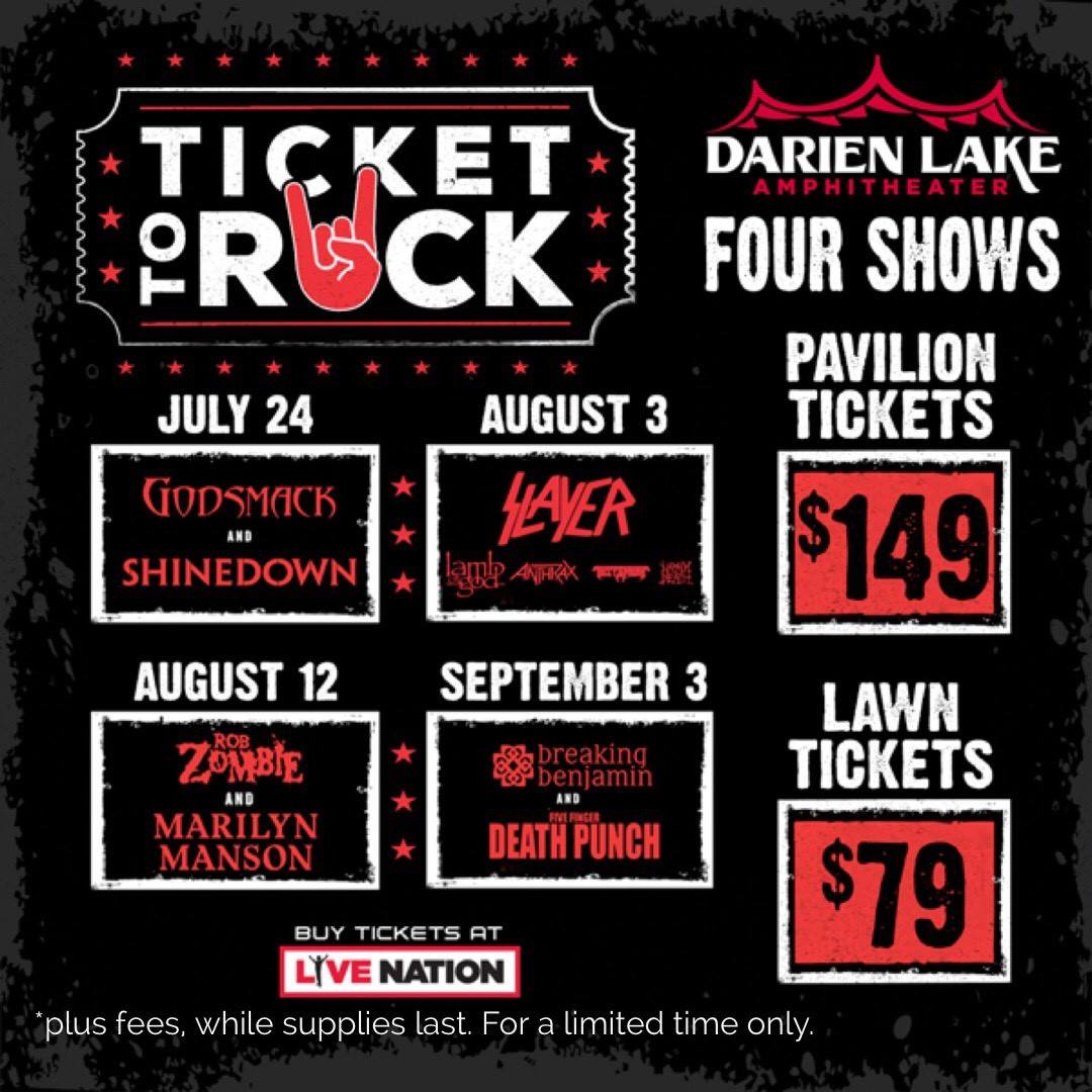 JUST... - Live Nation Concerts at Darien Lake Amphitheater | Facebook