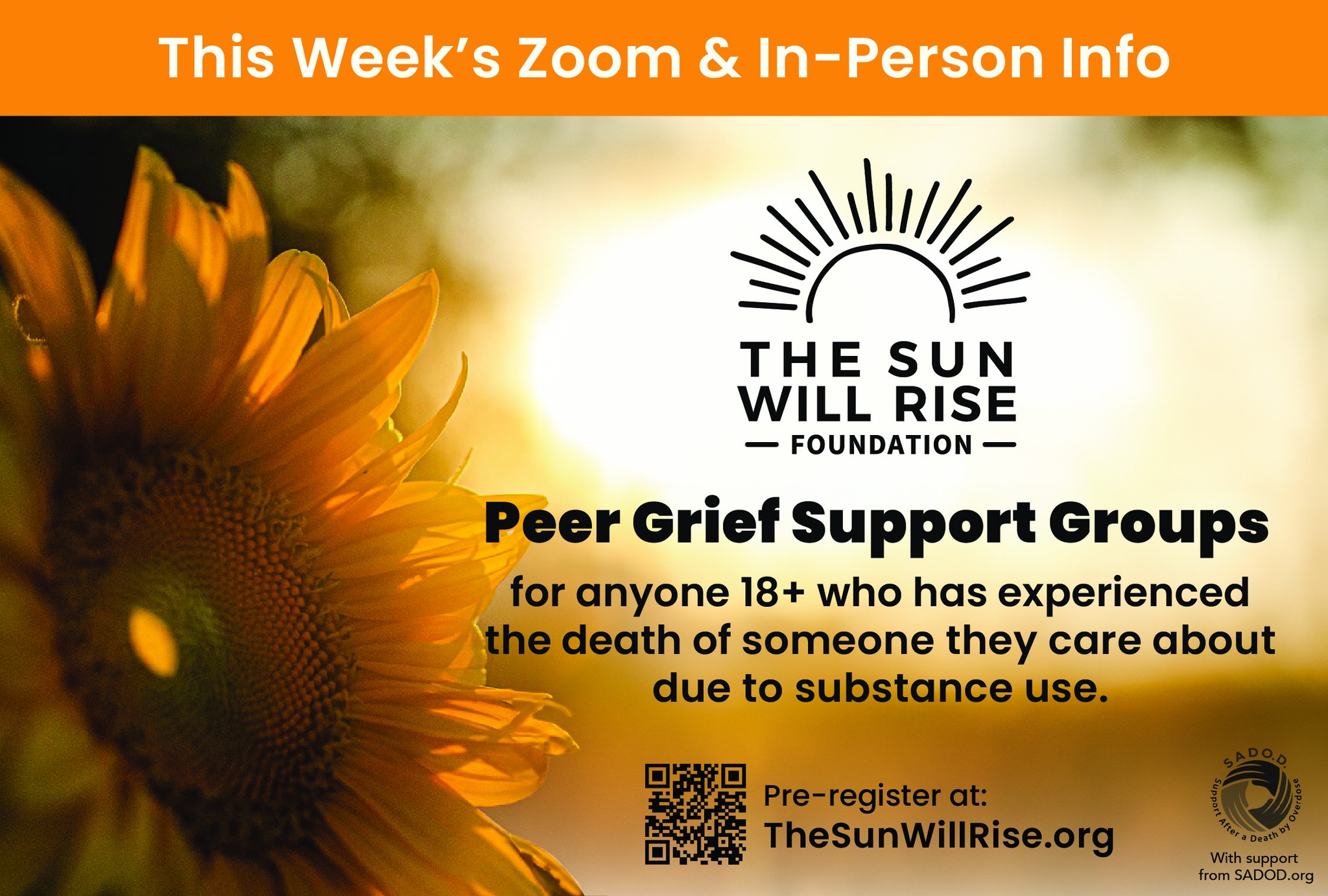 The Sun Will Rise Grief Support After A Substance Use Related Death ...