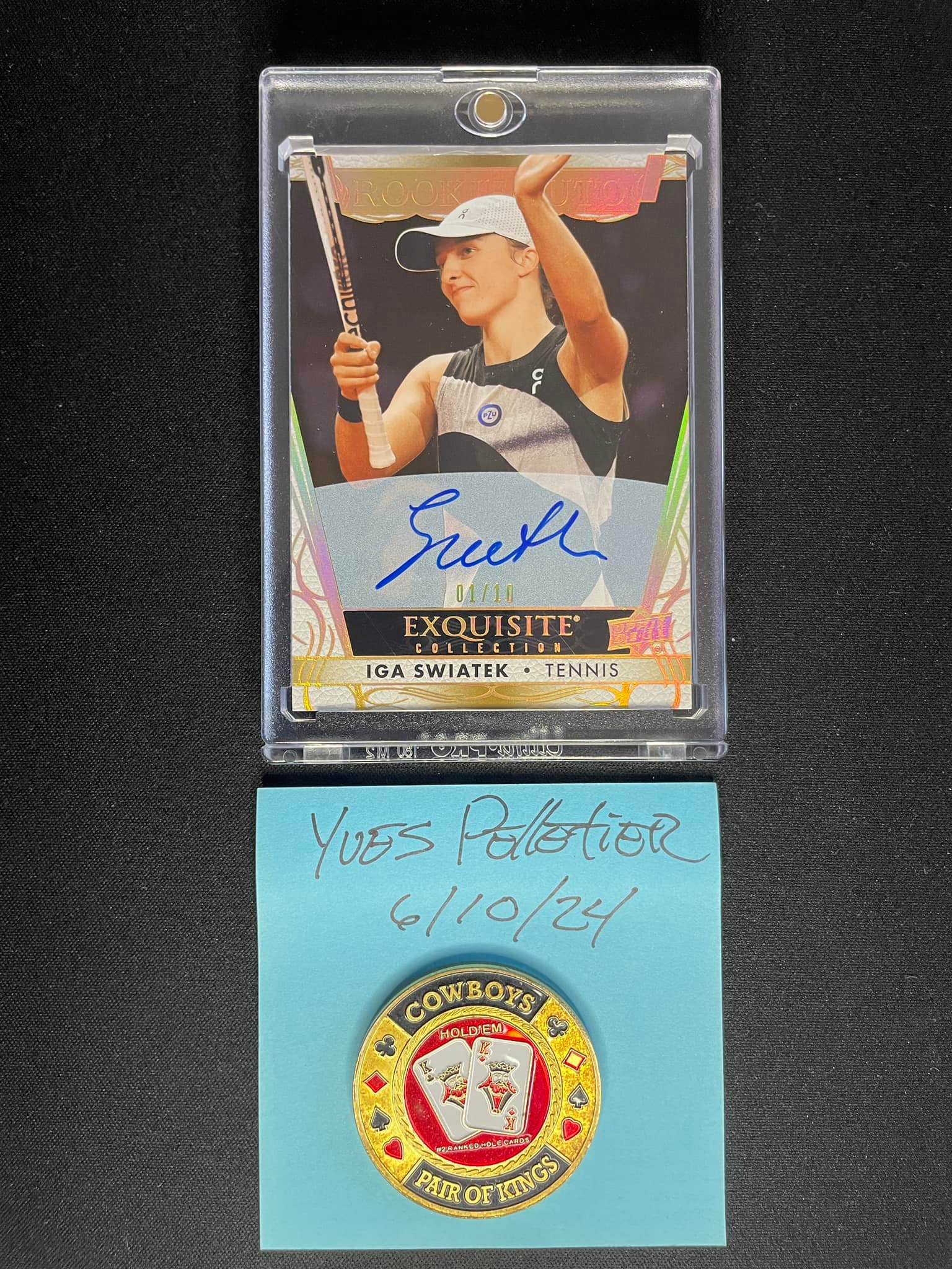 Iga Swiatek rookie auto card for sale