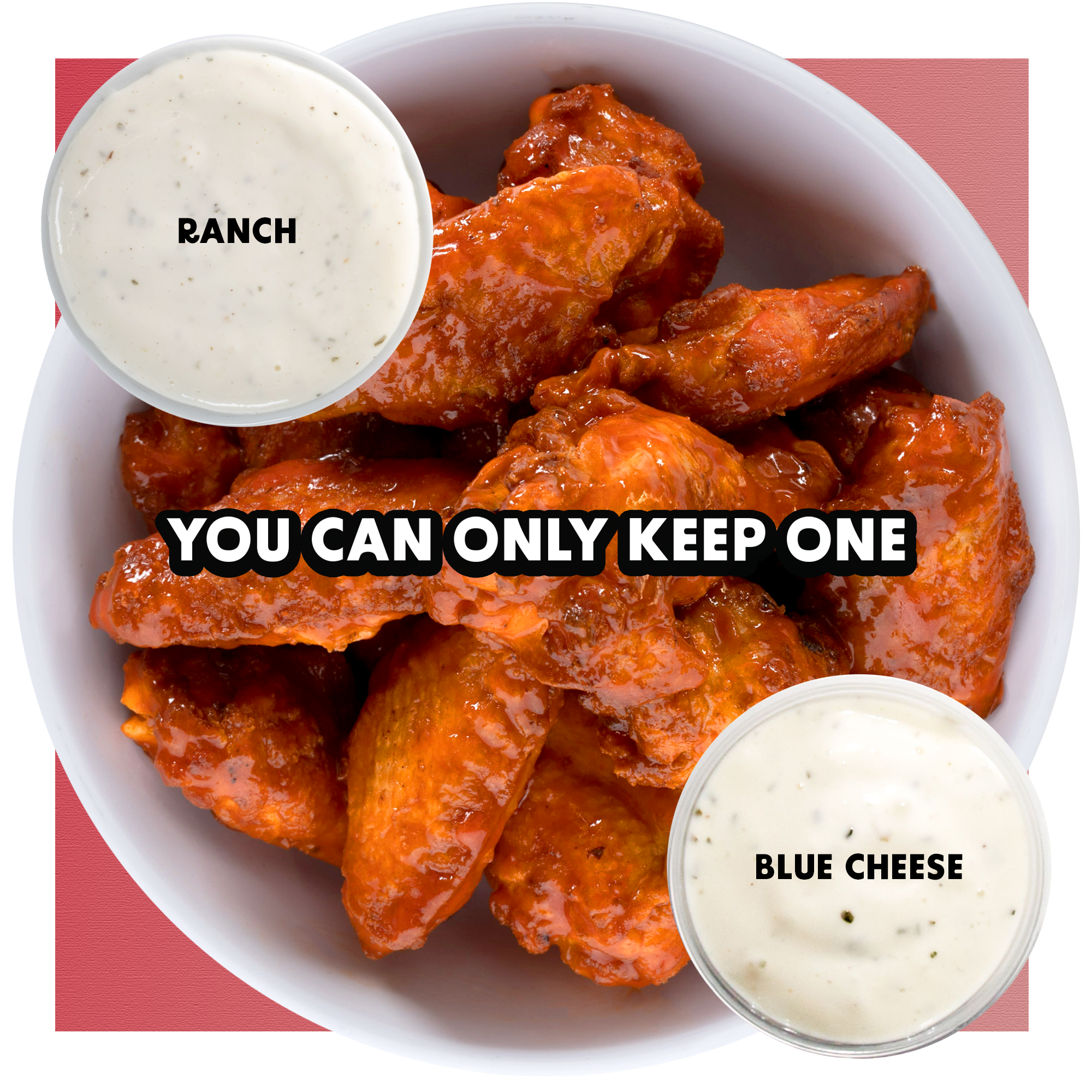 Choose your fighter. 🥊 Team Ranch or Team Blue Cheese?