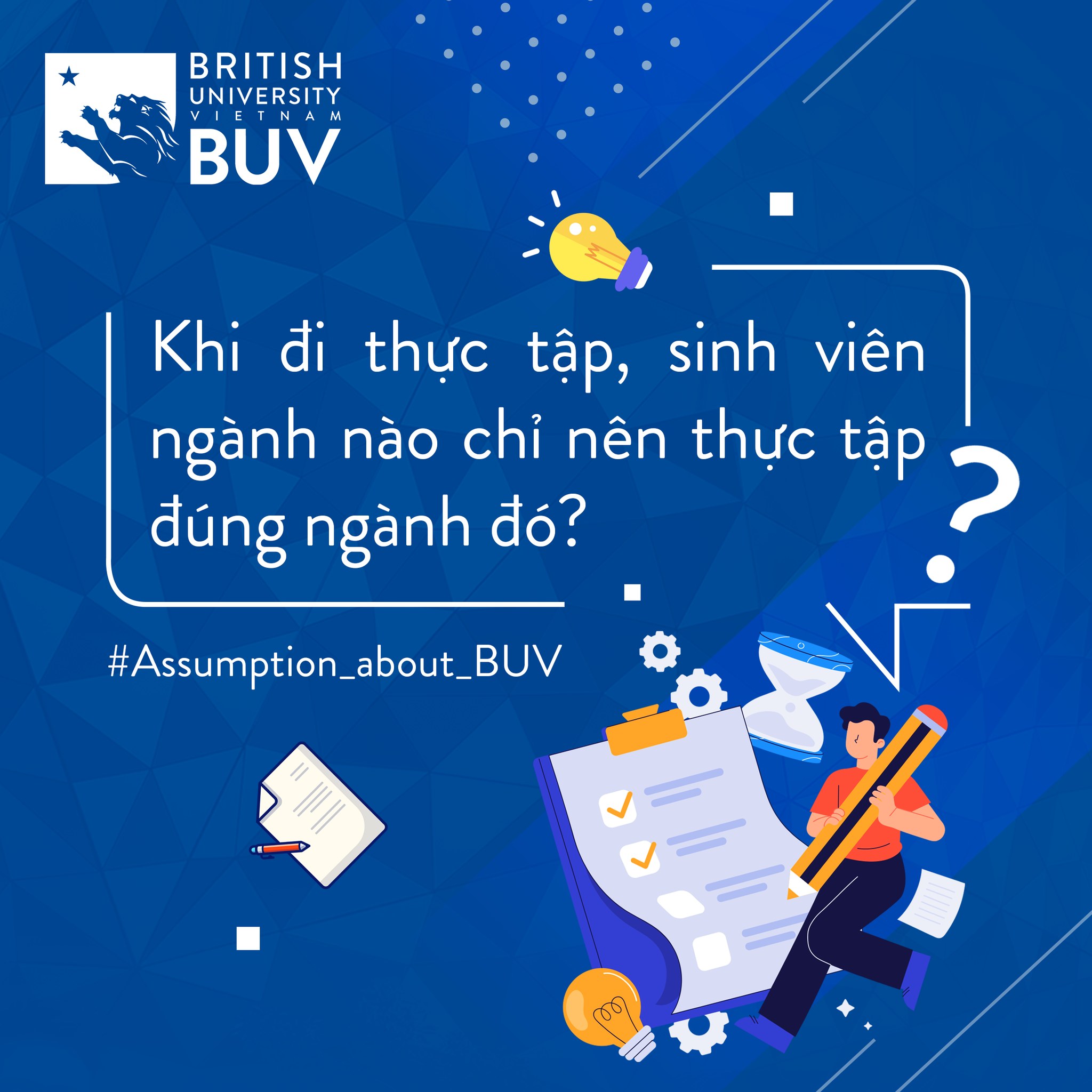 “Khi đi thực tập,... - British University Vietnam - BUV | Facebook