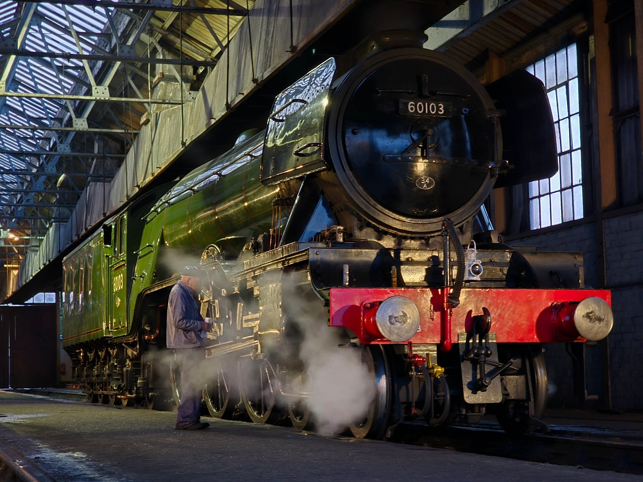 LNER Class A3 Pacific 4-6-2 Flying Scotsman No 60103 in final BR