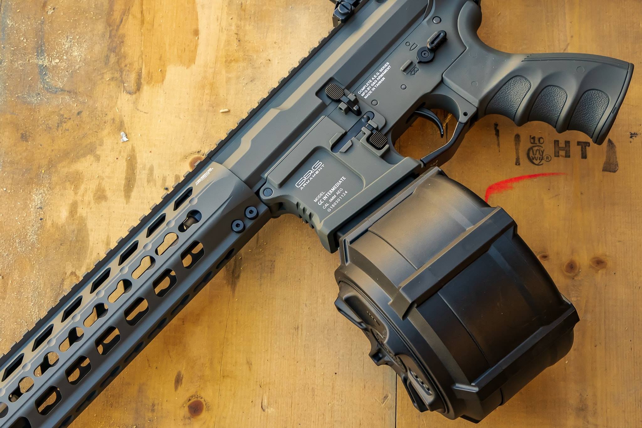 Our new #ggarmament M4/M16 2300 round drum magazine (G-08-171