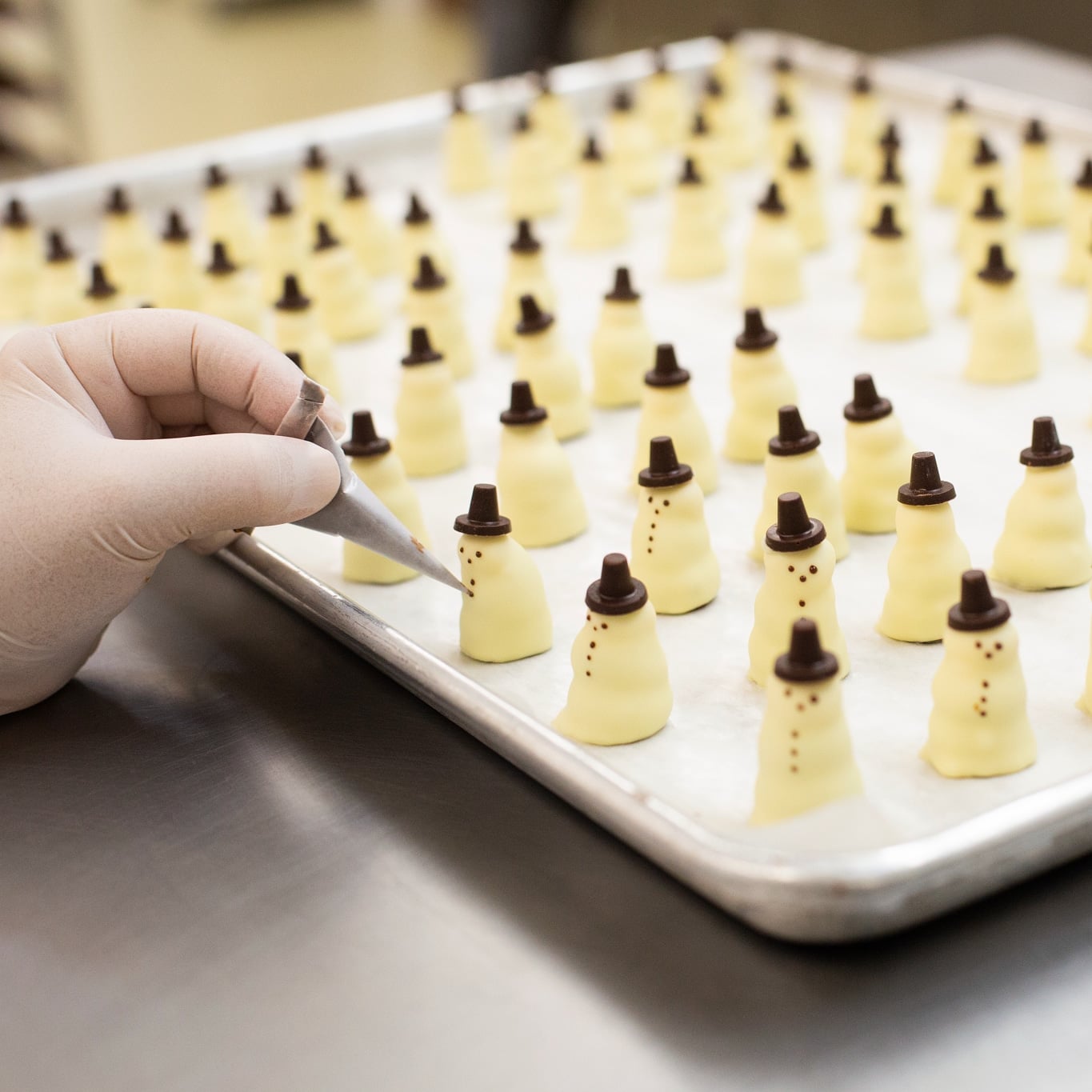 Our Chocolate Snowmen are made... - L.A. Burdick Chocolates