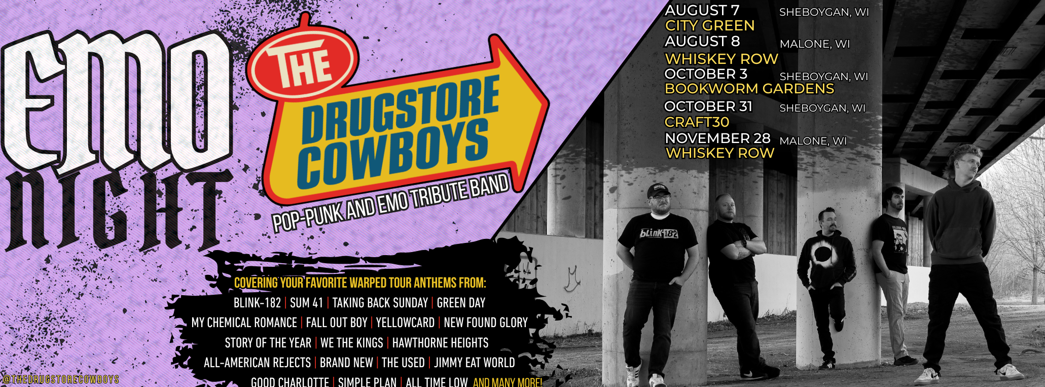 The Drugstore Cowboys (@TheDrugstoreCowboys) • Facebook