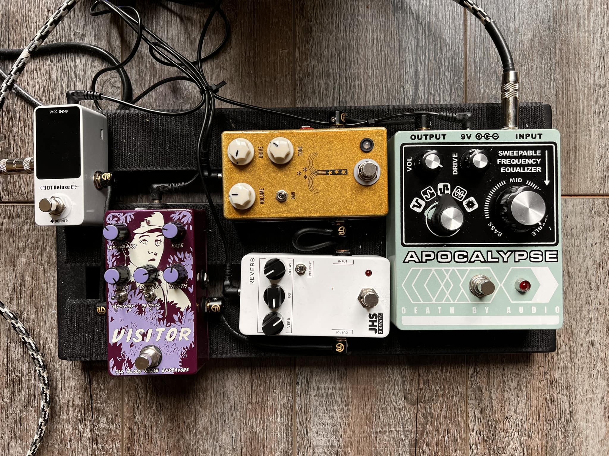 JHS Morning Glory clone overdrive pedal build by Putrid Electronics