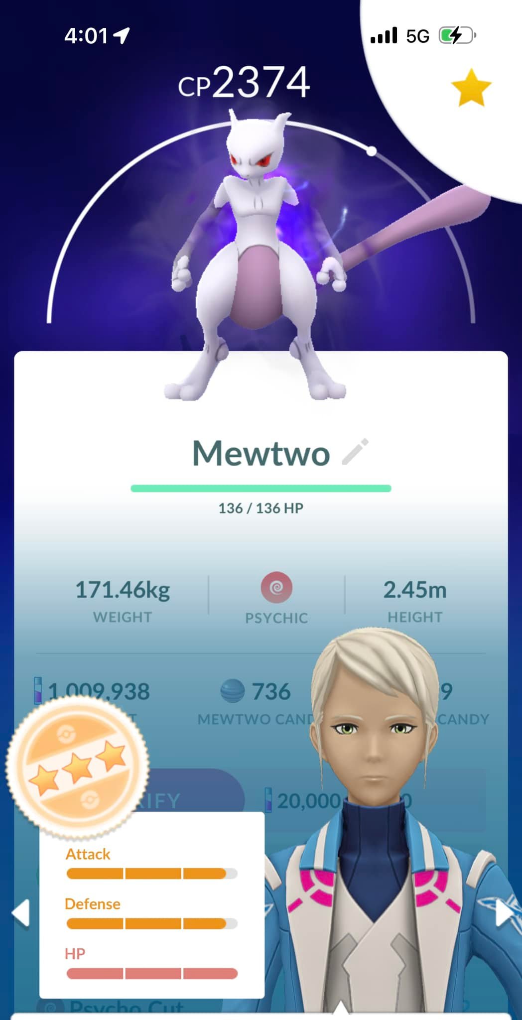 Which Mewtwo to max out in Pokemon Go?