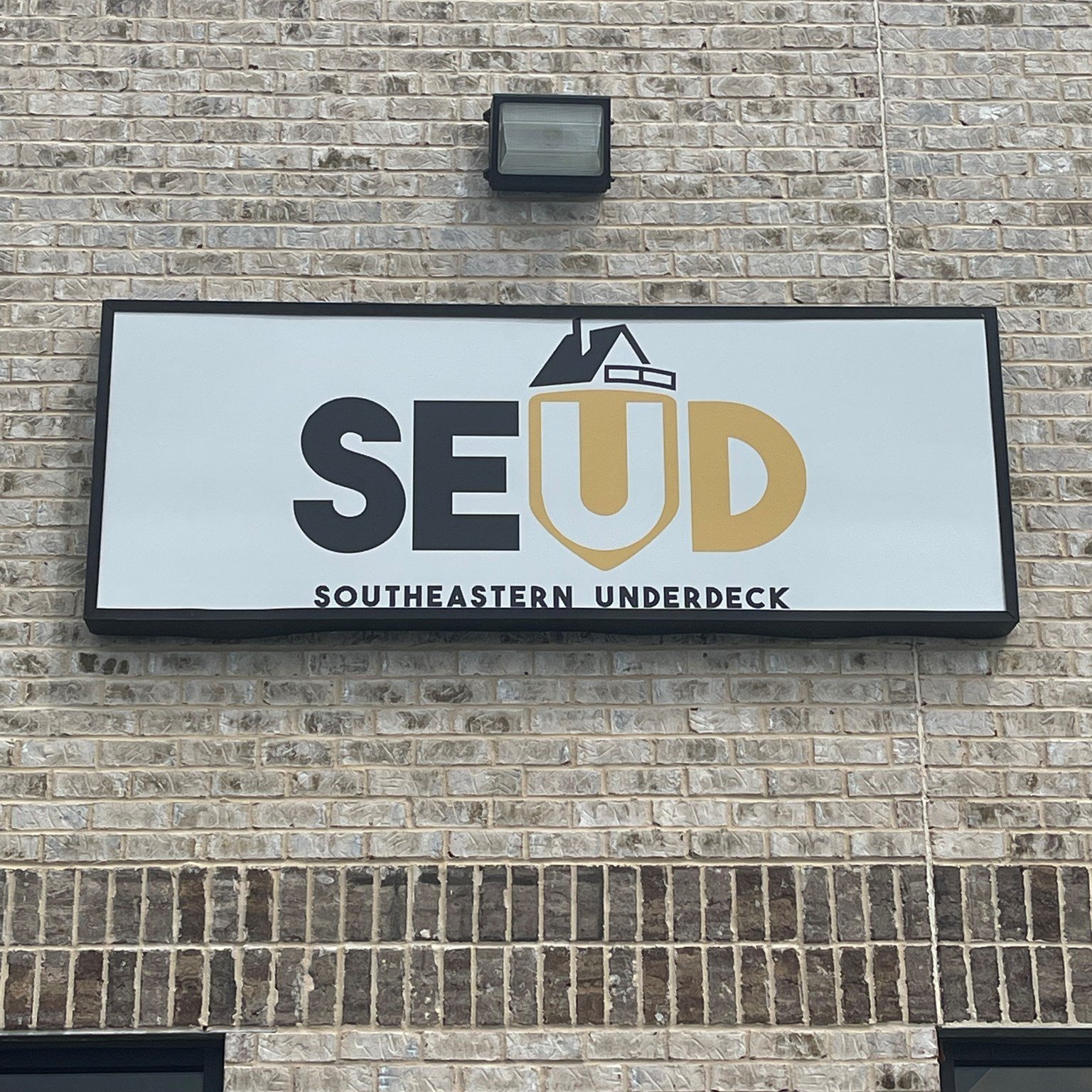 Our new sign looking... - Southeastern Underdeck Systems, LLC