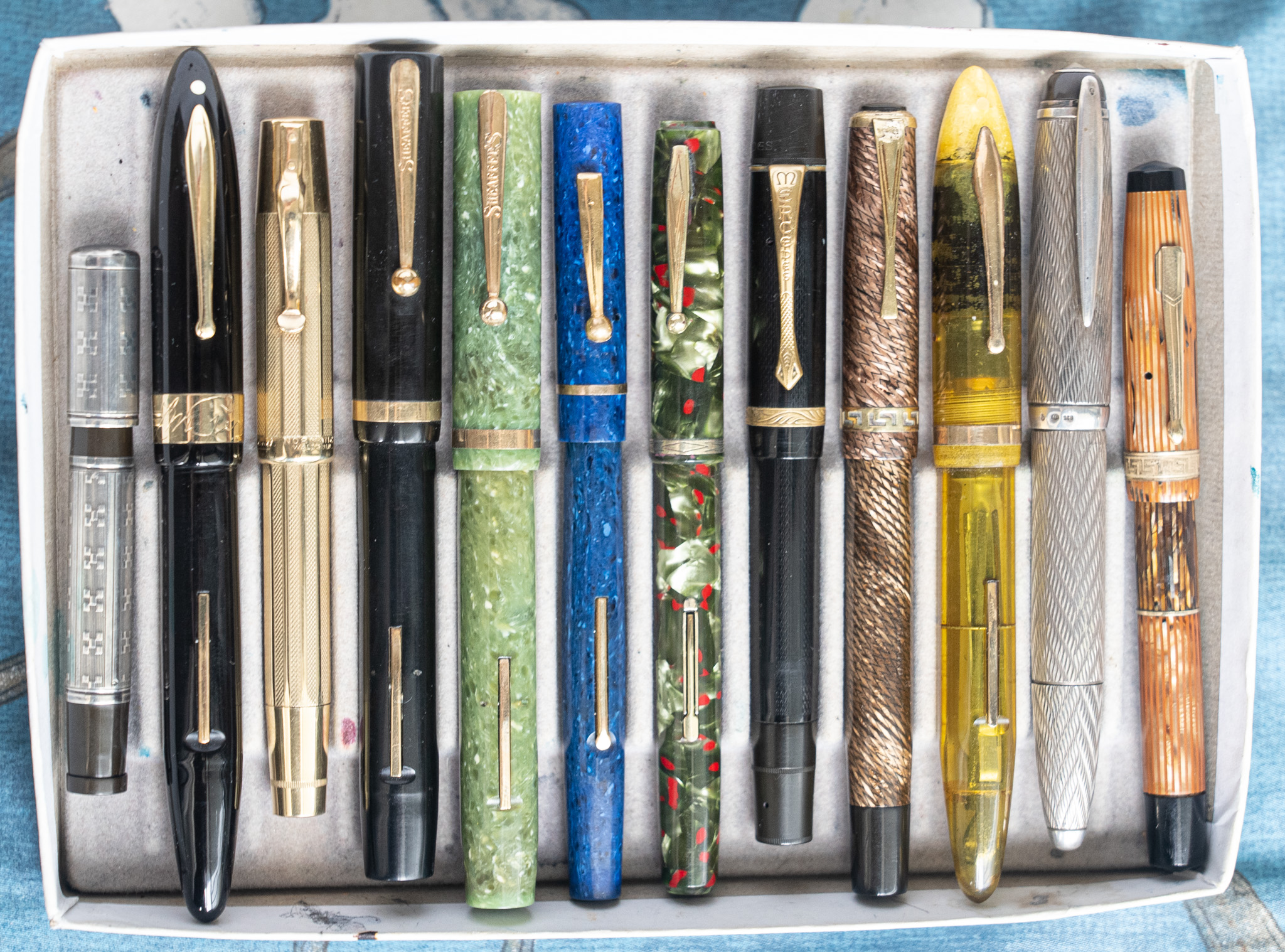 Vintage Waterman's Ligne 60 fountain pens with 14k nibs