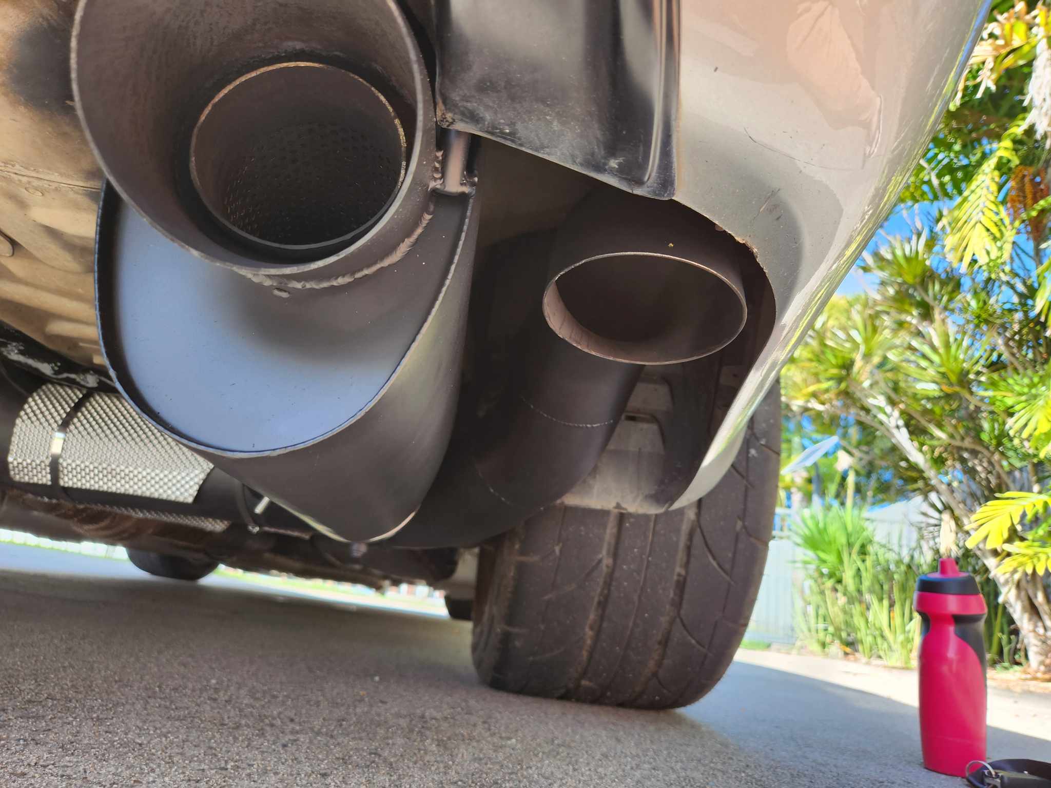 Megan Racing 2.5” Universal Muffler – M-DF Turbo/NA Style, Stainless Steel With Removable Silencer 1 thumbnail image