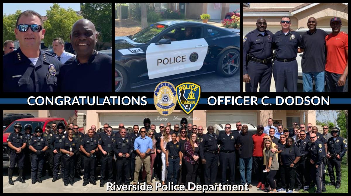 CONGRATULATIONS OFFICER C.... - Riverside Police Department | Facebook