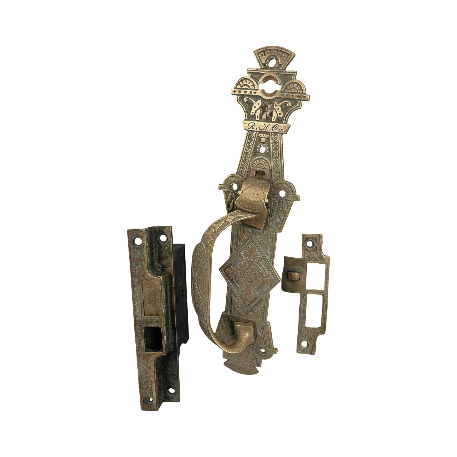 What is the origin and value of a Reading Hardware Co. entry set