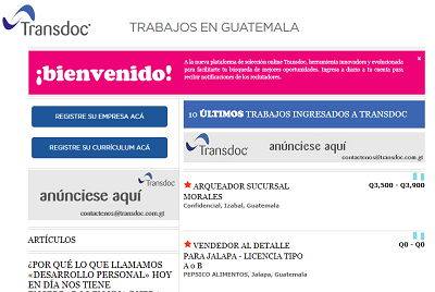 Transdoc Guatemala - *TALENTU RECURSO HUMANOS* ASISTENTE DEL ...