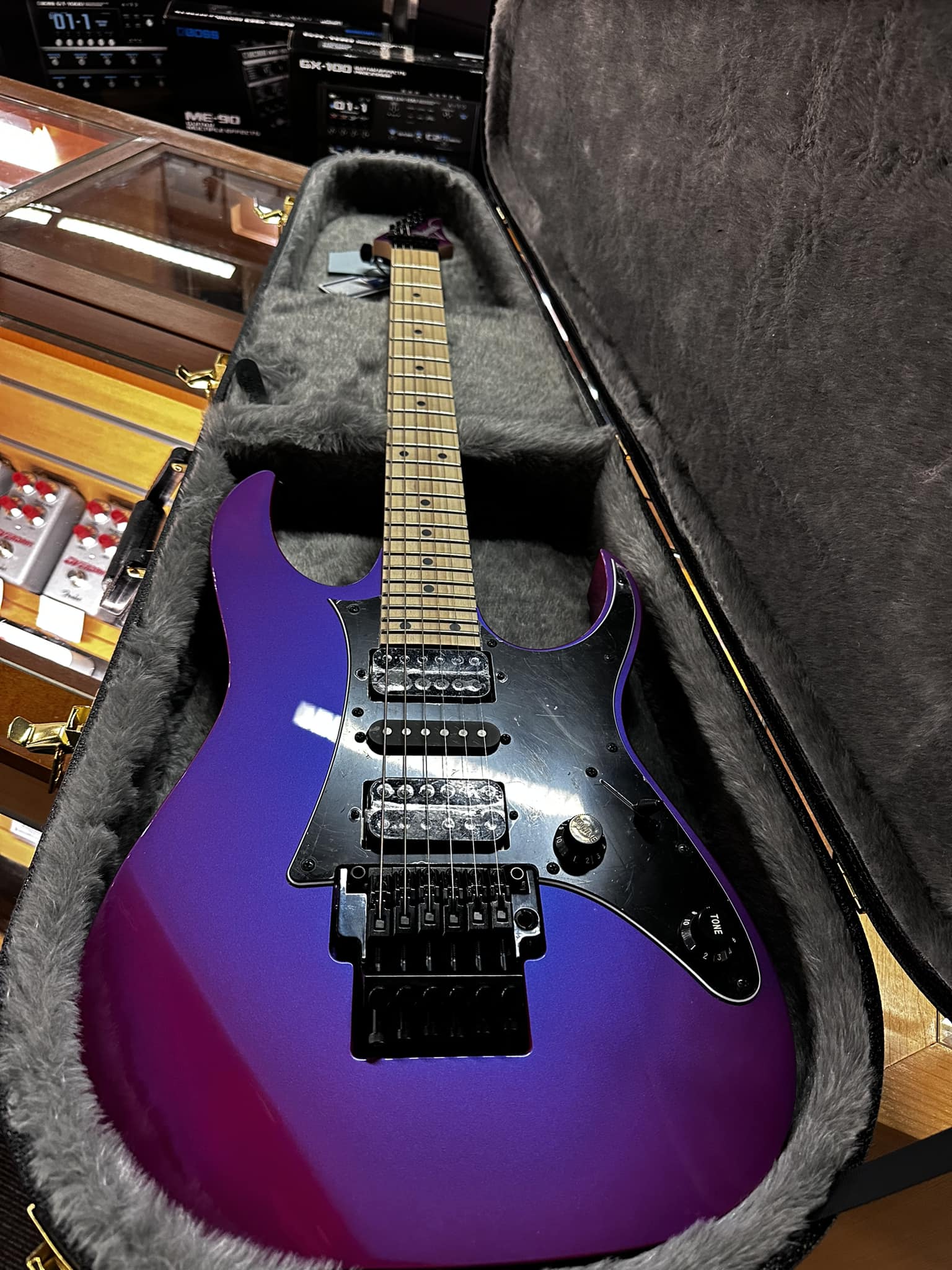 FERNANDES FGZ-550 パープル 24フレット Fernandes FGZ-550