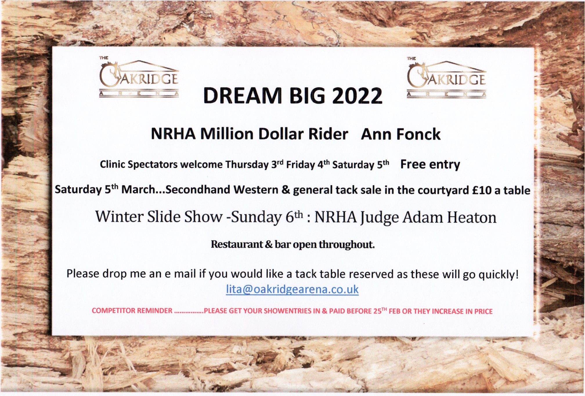 Oakridge Arena - Finally we have a Dream Big clinic again... | Facebook