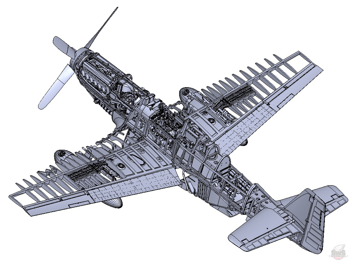 SWS 1/32 P-51B/C model development update