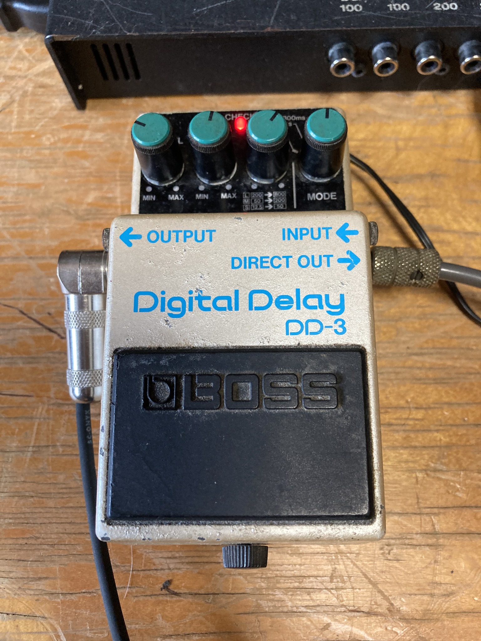 Rocktek ADR-02 Analog Delay Cheap plastic pedal from the 80s