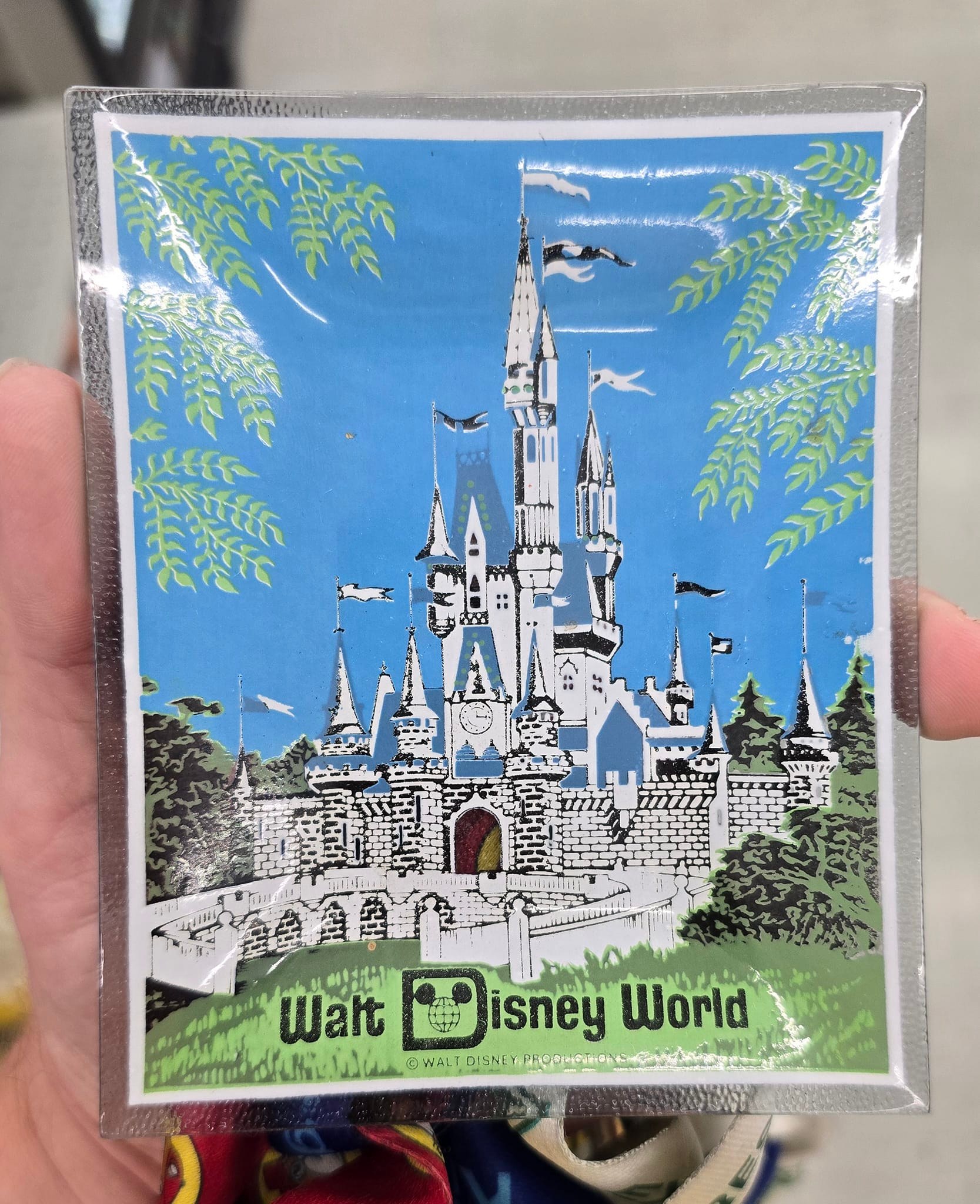 Vintage 1978 Disneyland map found at Goodwill