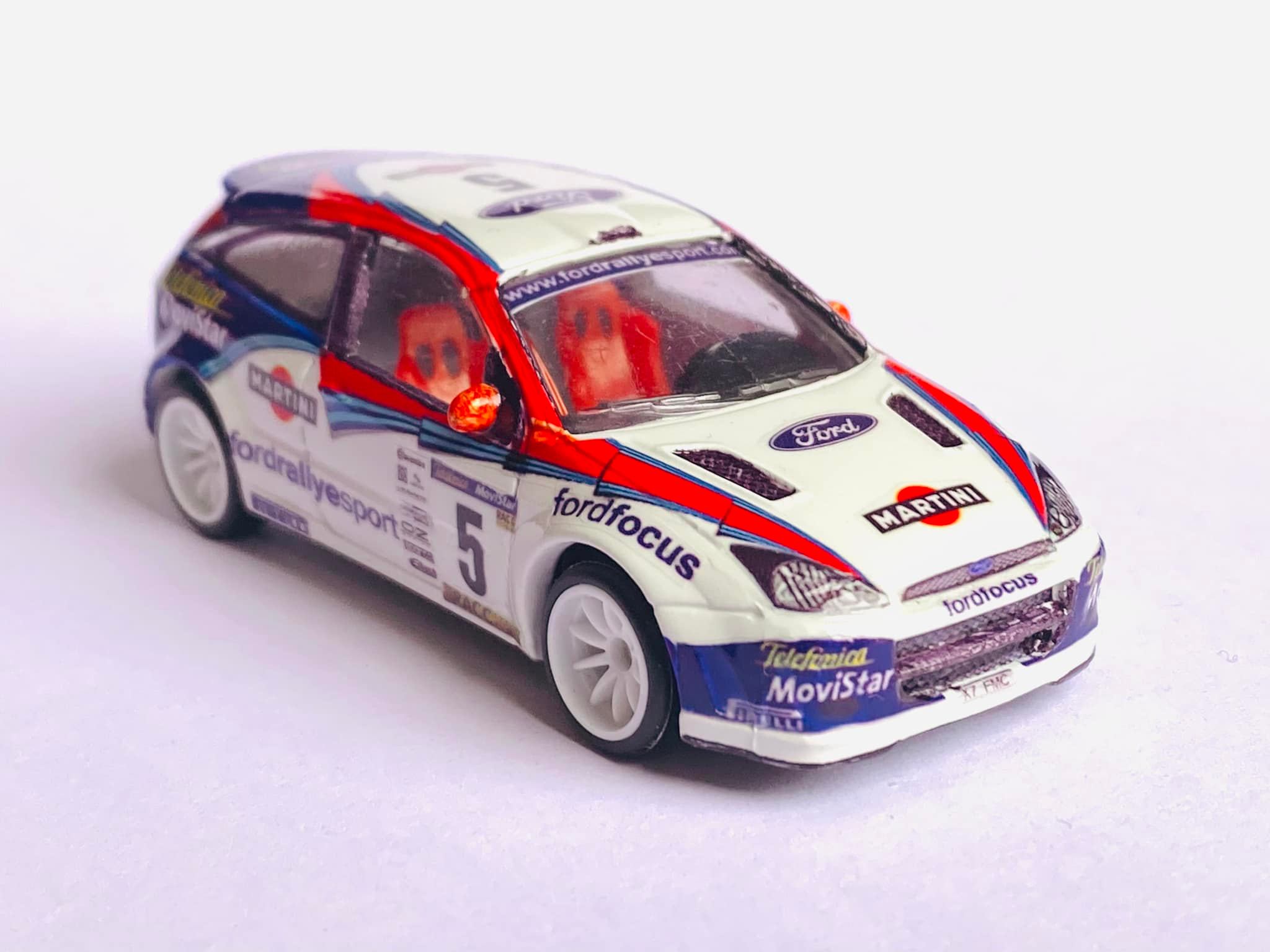 1/24 Ford Focus WRC Monte Carlo Rally 2000, Hasegawa kit.