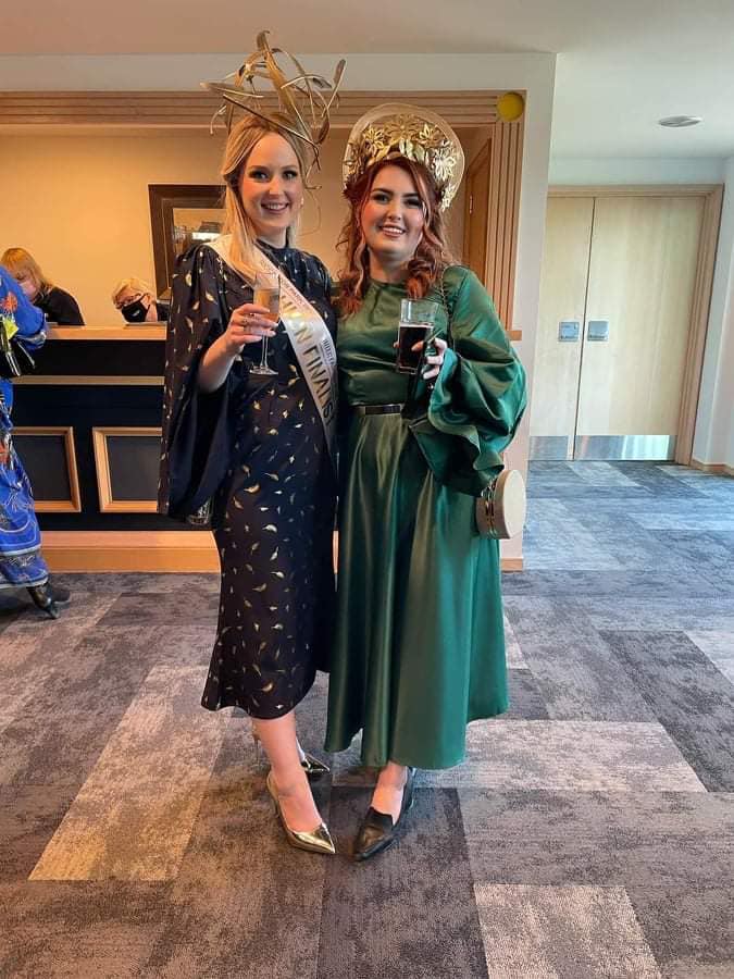 winter racewear dresses Winner of Best Millinery Grand National FITF (left) @riccartonparkracecourse 📷 via @june_youngman 💐 . . . . . . . . . . #itsallaboutthesash #iaats #fotf #fashionsonthefield #millinery #racewear #racingfashion #racingstyle #bestdressed #fashion Fashionable Summer Wear Color:M-Dark Royal Blue How to Style a