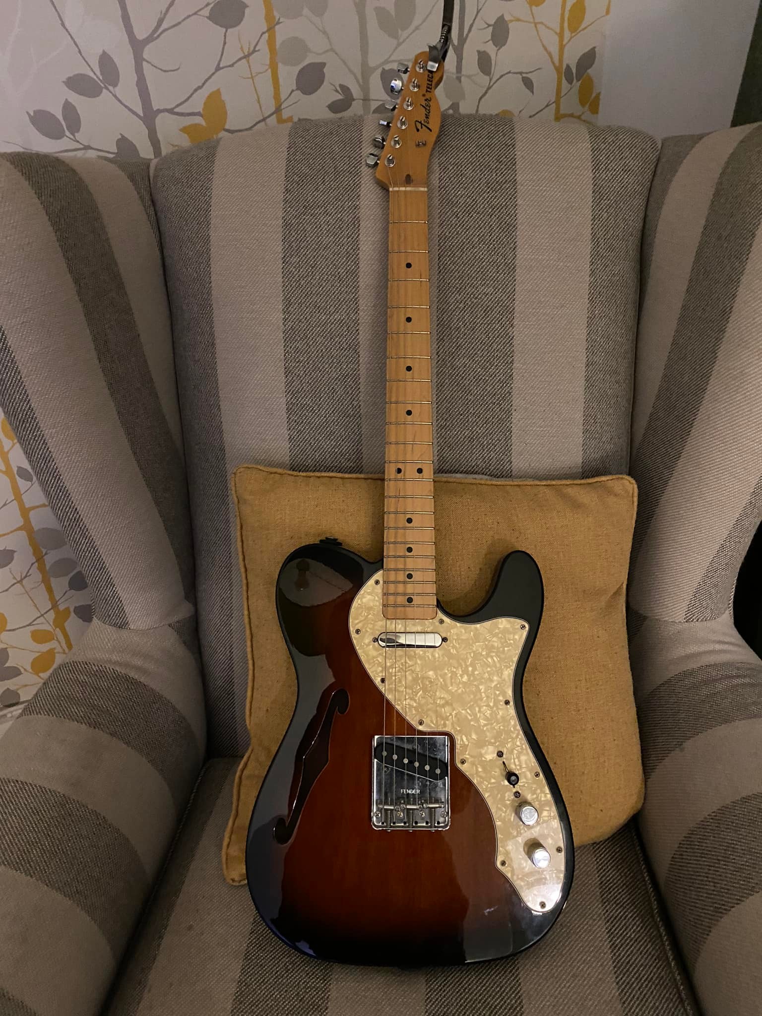 Upgraded 2000 Fender Telecaster Thinline with Cunife pickups