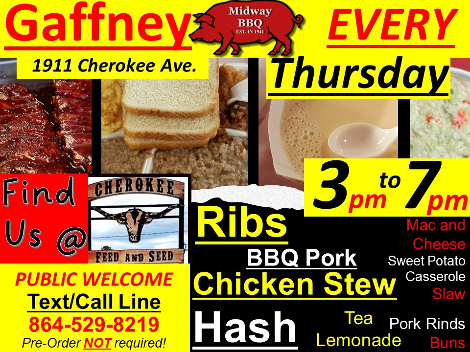 Midway BBQ - CHICKEN STEW ~ HASH ~ Open TODAY-... | Facebook