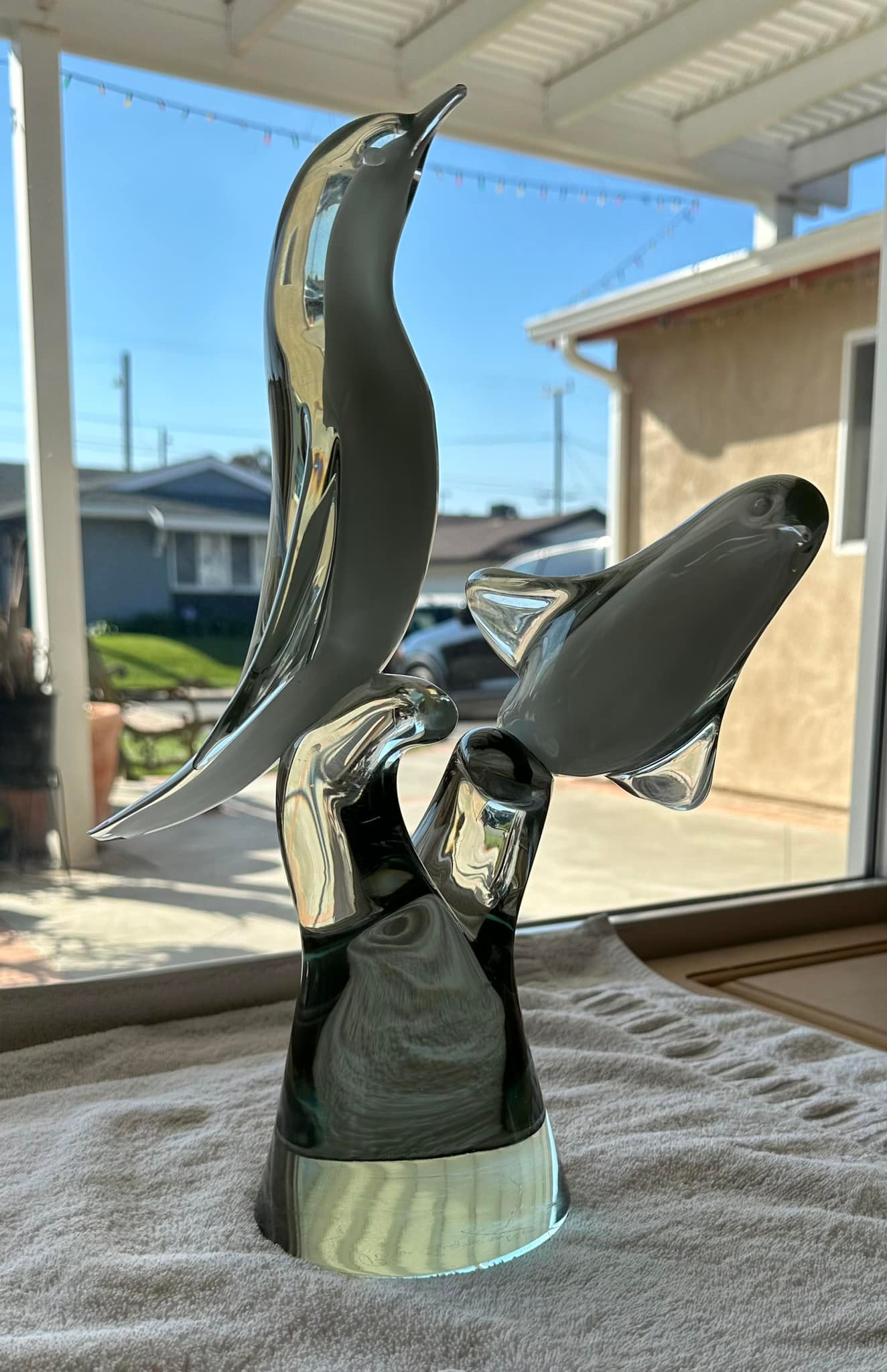 Is this unsigned piece a Pino Signoretto Murano glass artwork?