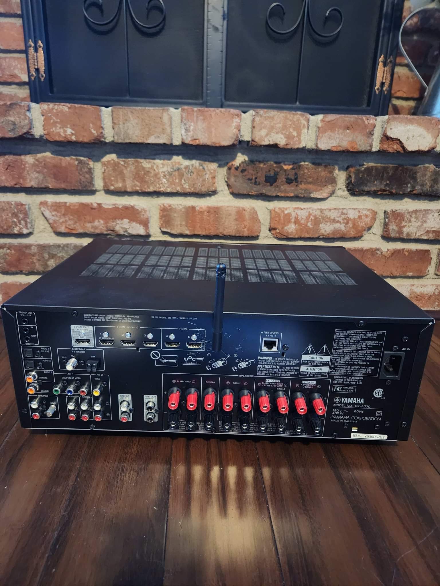 Yamaha DSP-AX540 Make in japan 80W/Ch ราคา 2,500 บาท ส่ง 200 ไฟ 
