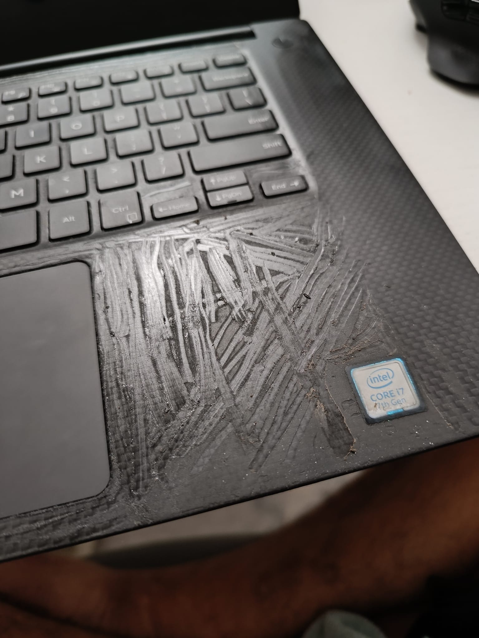 DIY fix for sticky plastic surfaces using nail polish remover