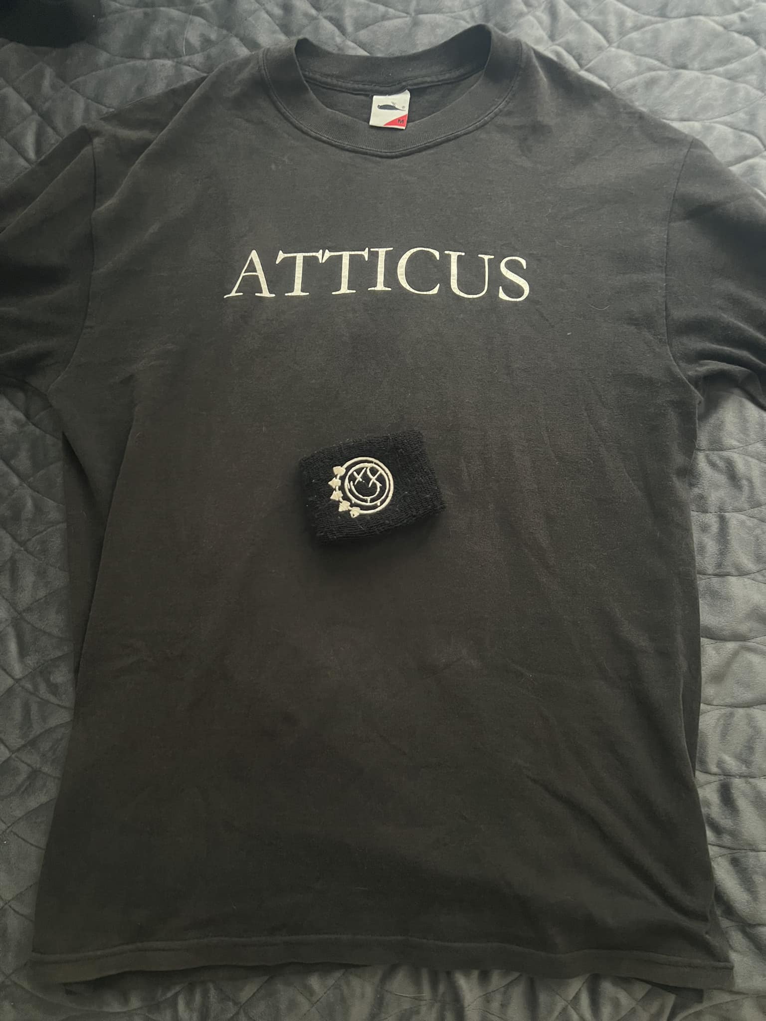 Wearing vintage Blink-182 Atticus shirt to Sydney show